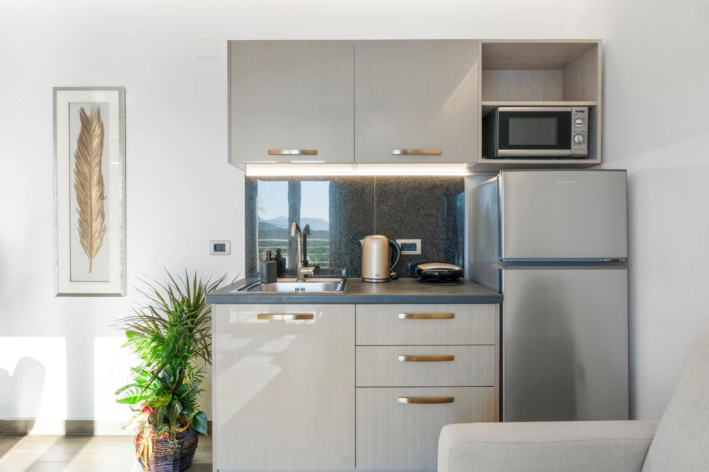 Kitchen or kitchenette in Frunze Luxury Apartments