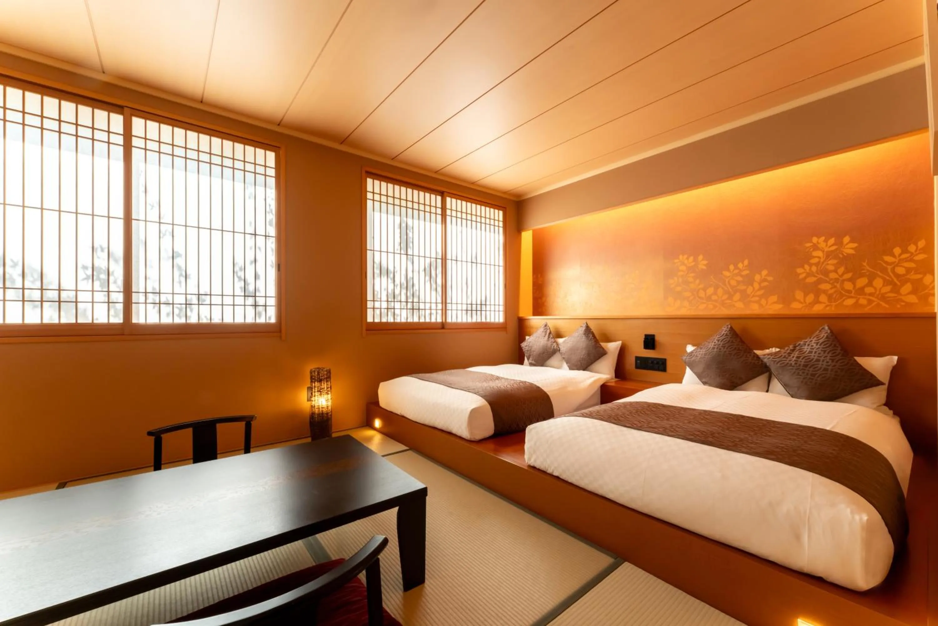 Bed in Temple Town Hotel WAQOO Horyuji