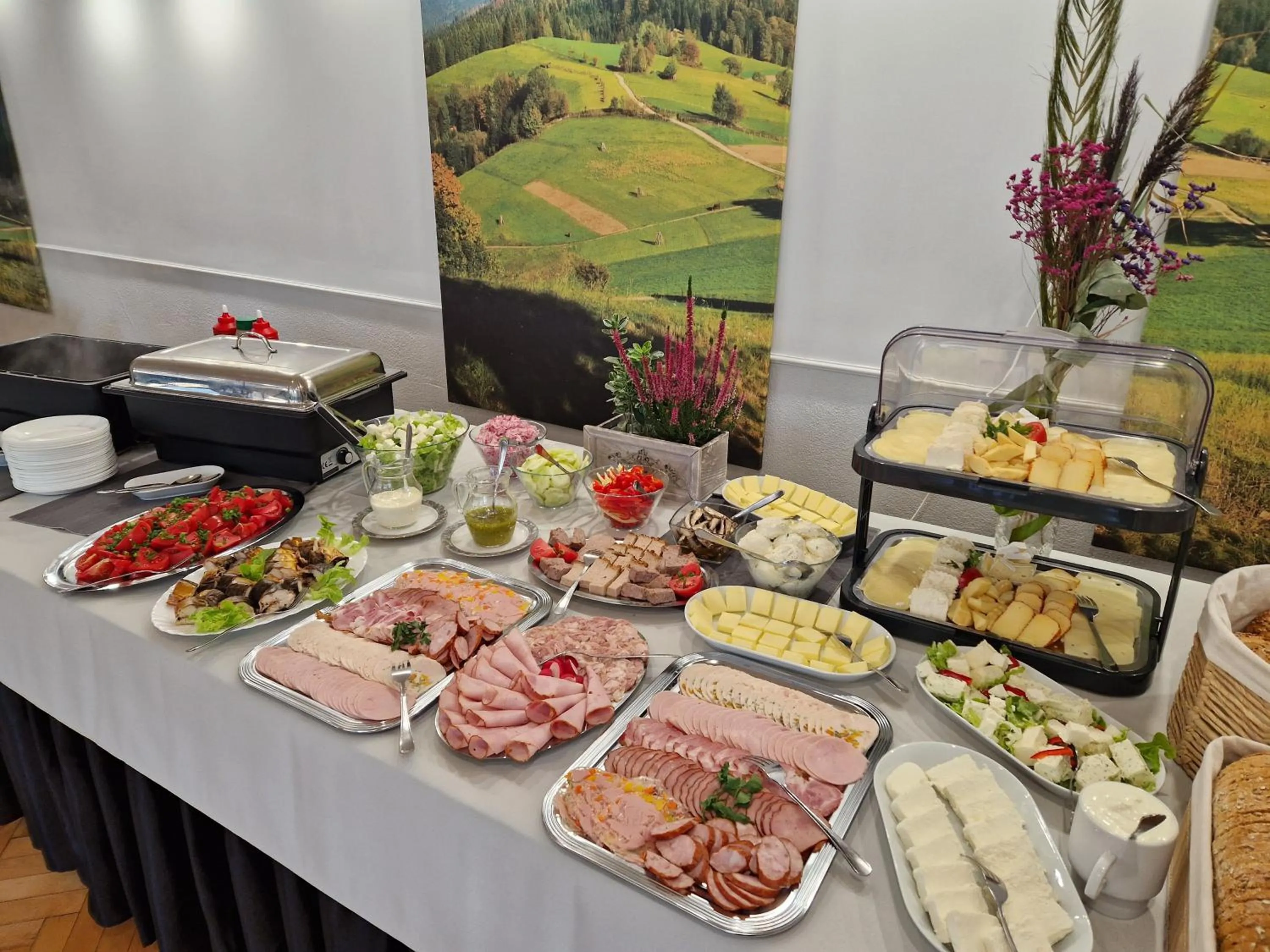 Buffet breakfast in Centrum Rekreacji i Rehabilitacji Jubilat Sp.zo.o