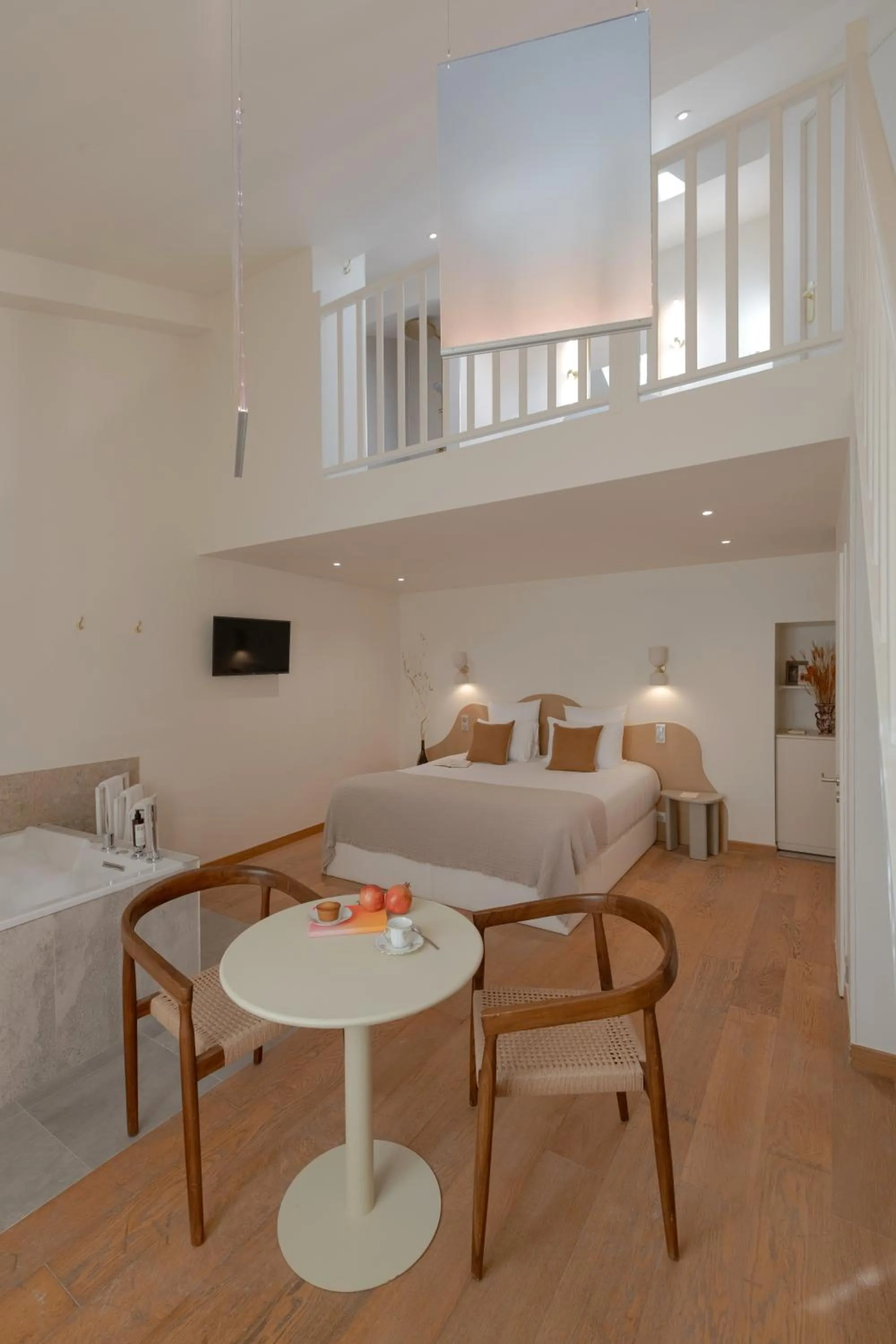 Bed in MiHotel Le Gourguillon