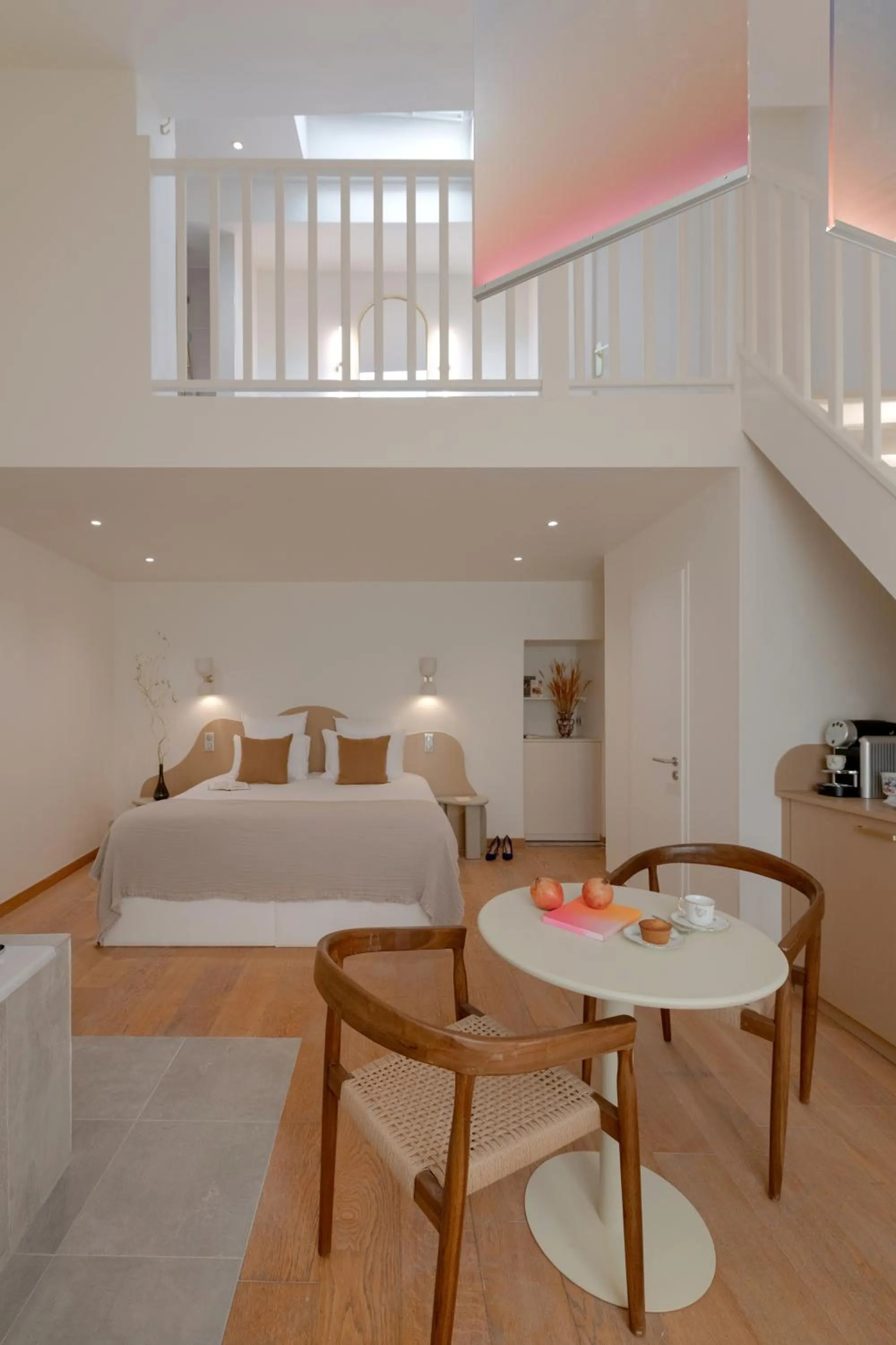 Bed in MiHotel Le Gourguillon