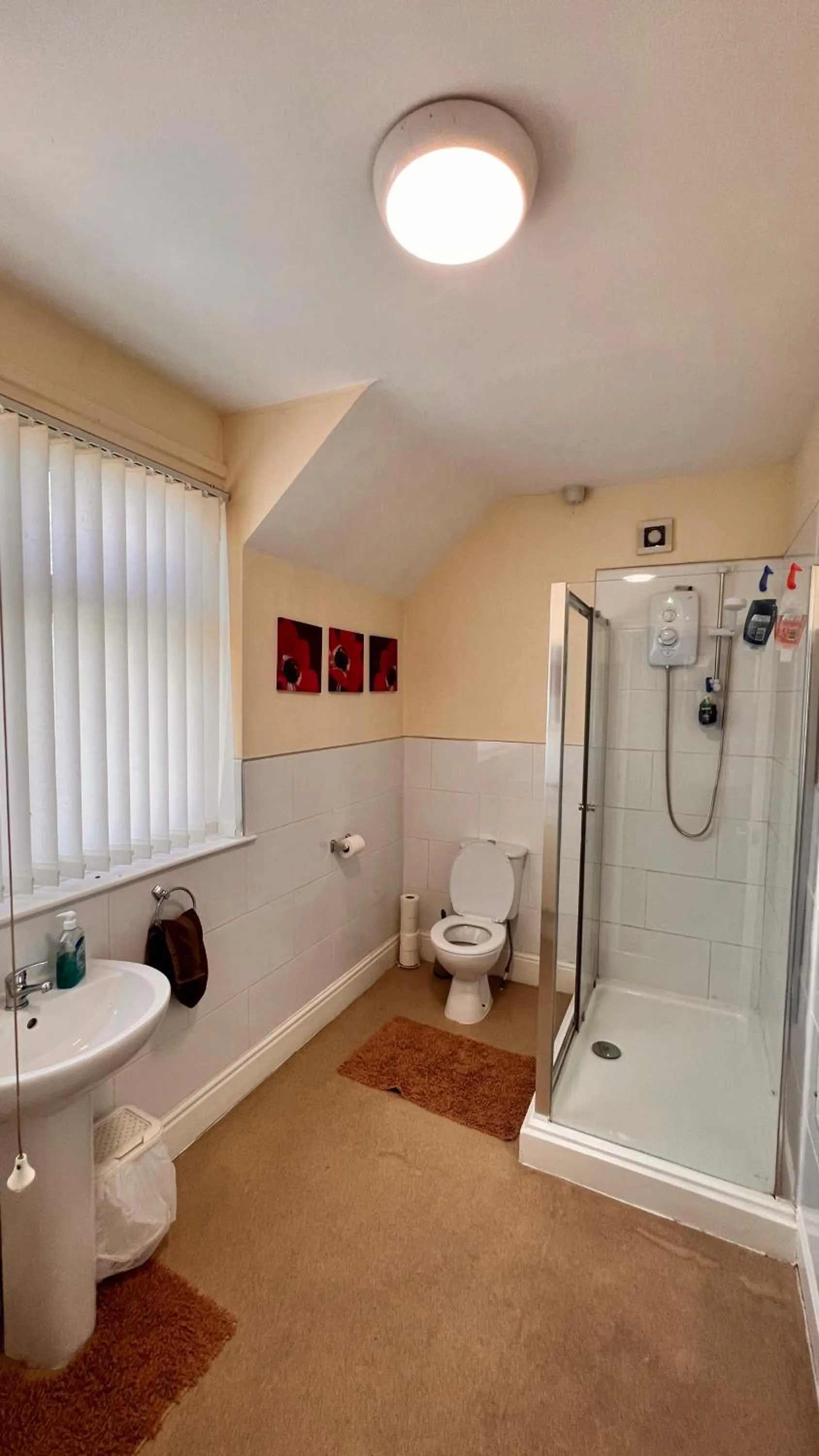 Bathroom in Castle Lodge Guest House 86-88 Sheil Rd L6 3AF