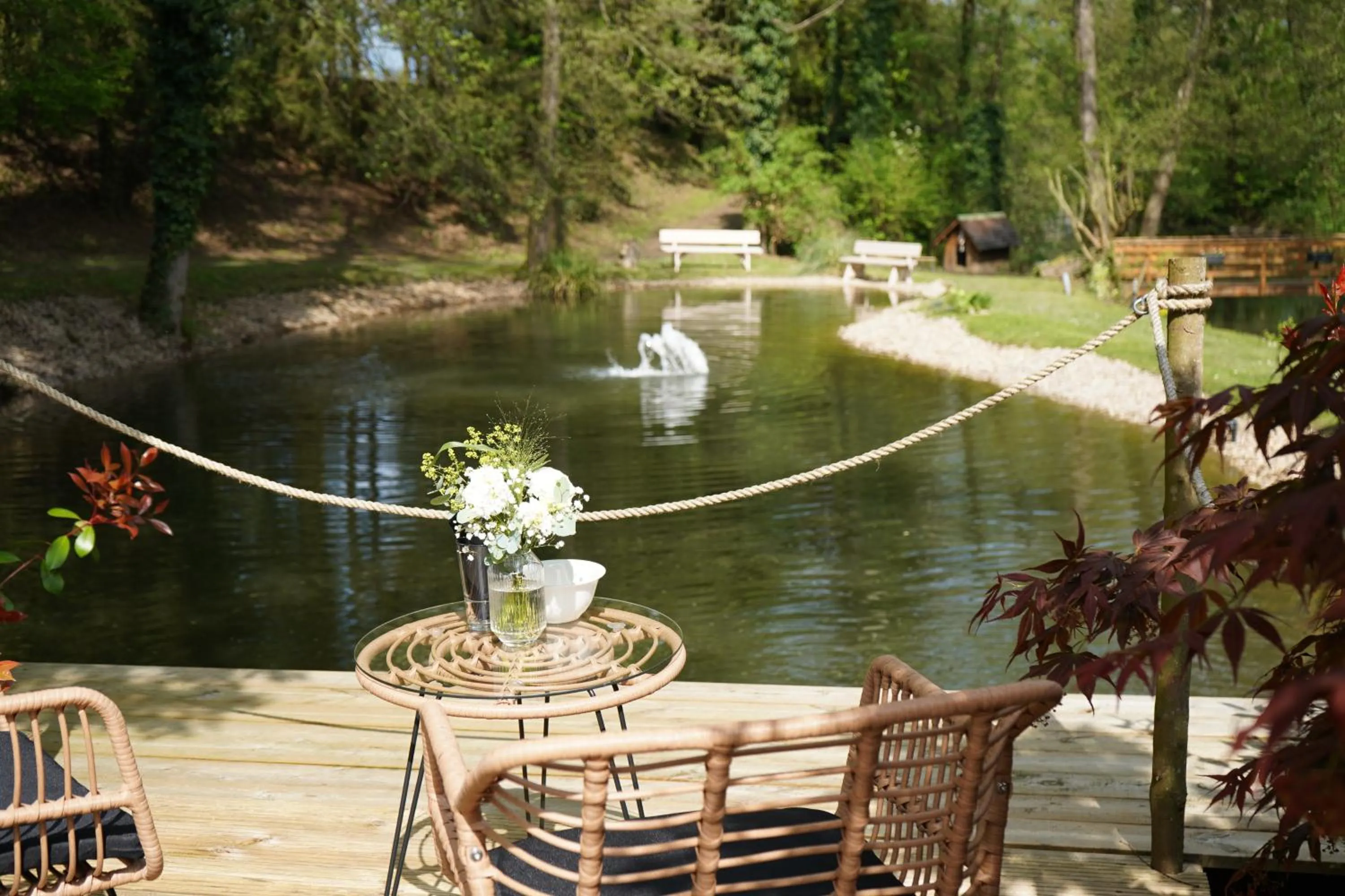 Garden in Maison Jenny Hotel Restaurant & Spa