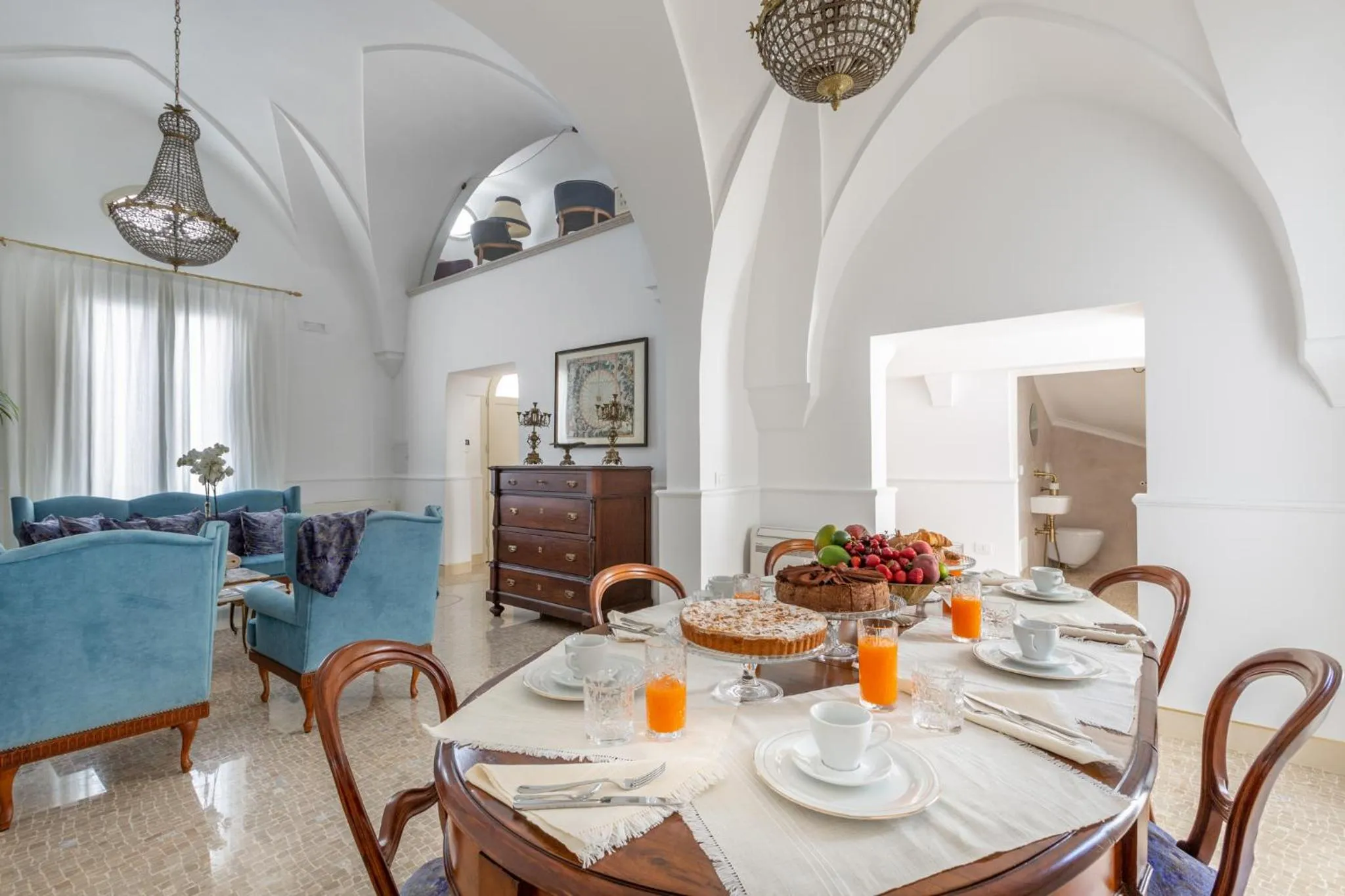 Italian breakfast in Relais Carlo Alberto