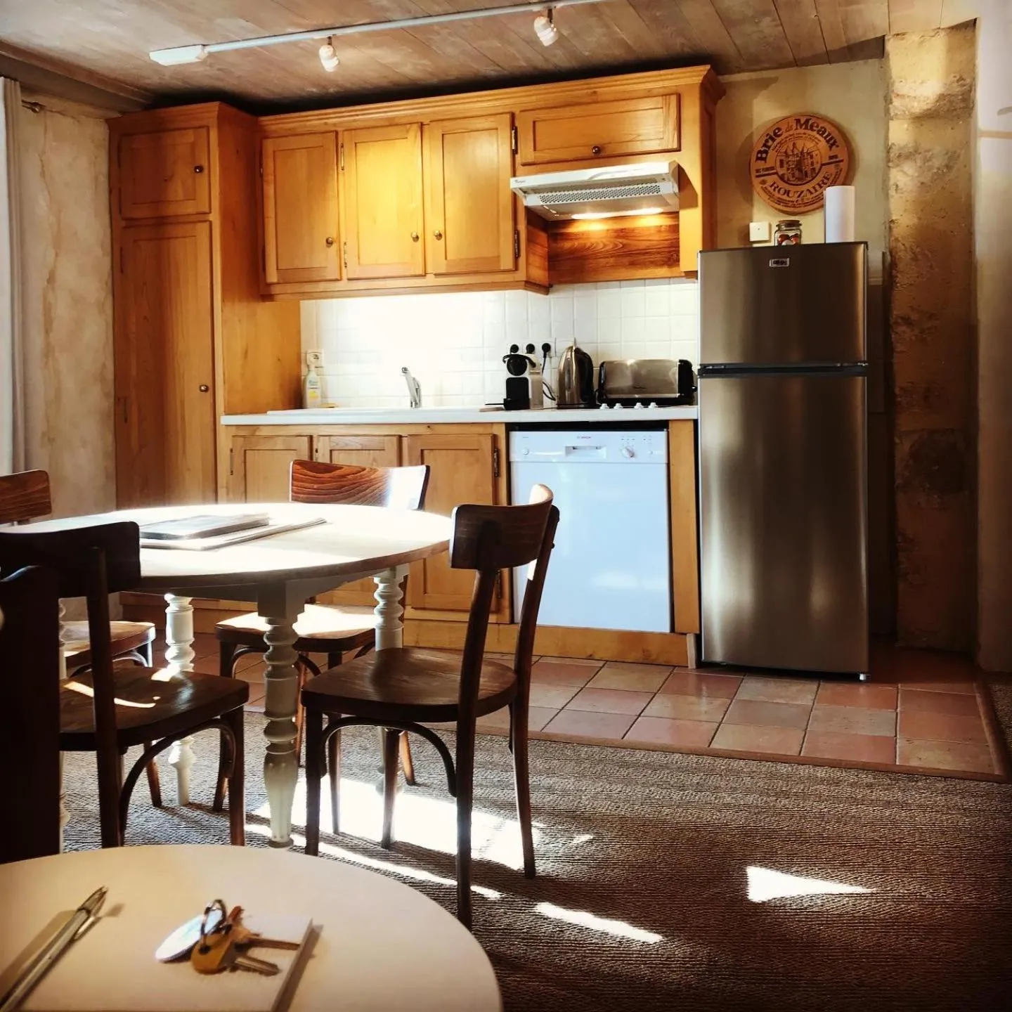 Kitchen or kitchenette in Logis Saint-Flaceau