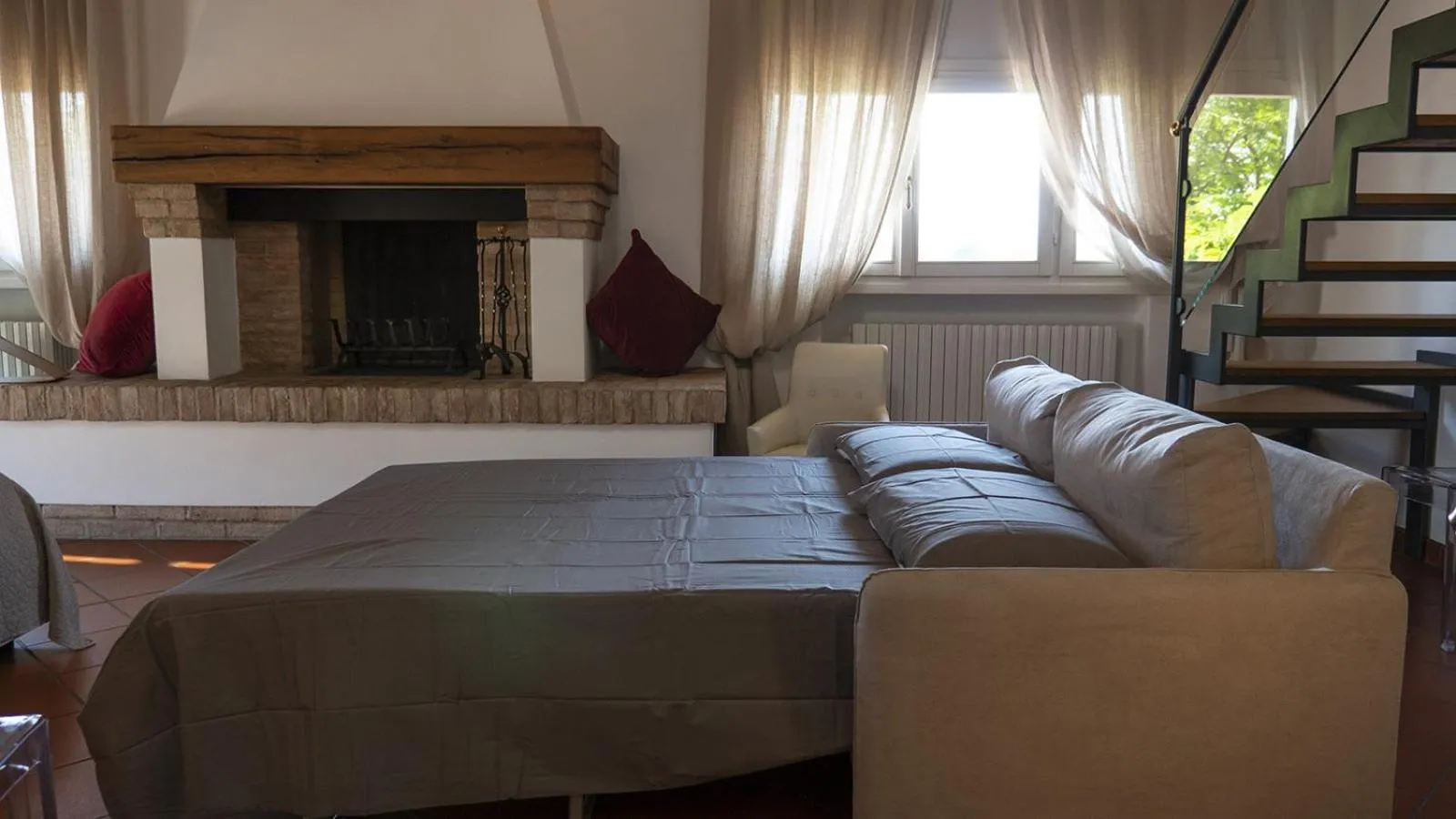 Bed in Villa Matildis