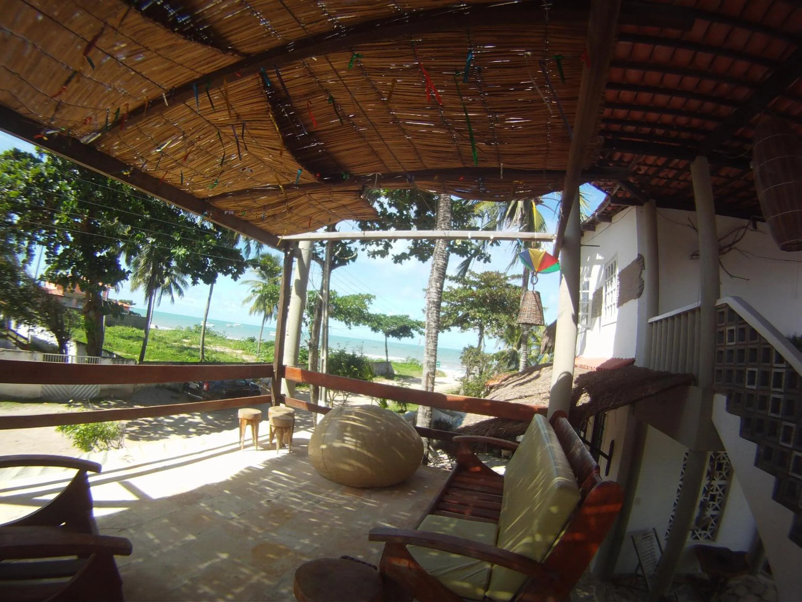 Balcony/Terrace in Pousada Água de Fuego