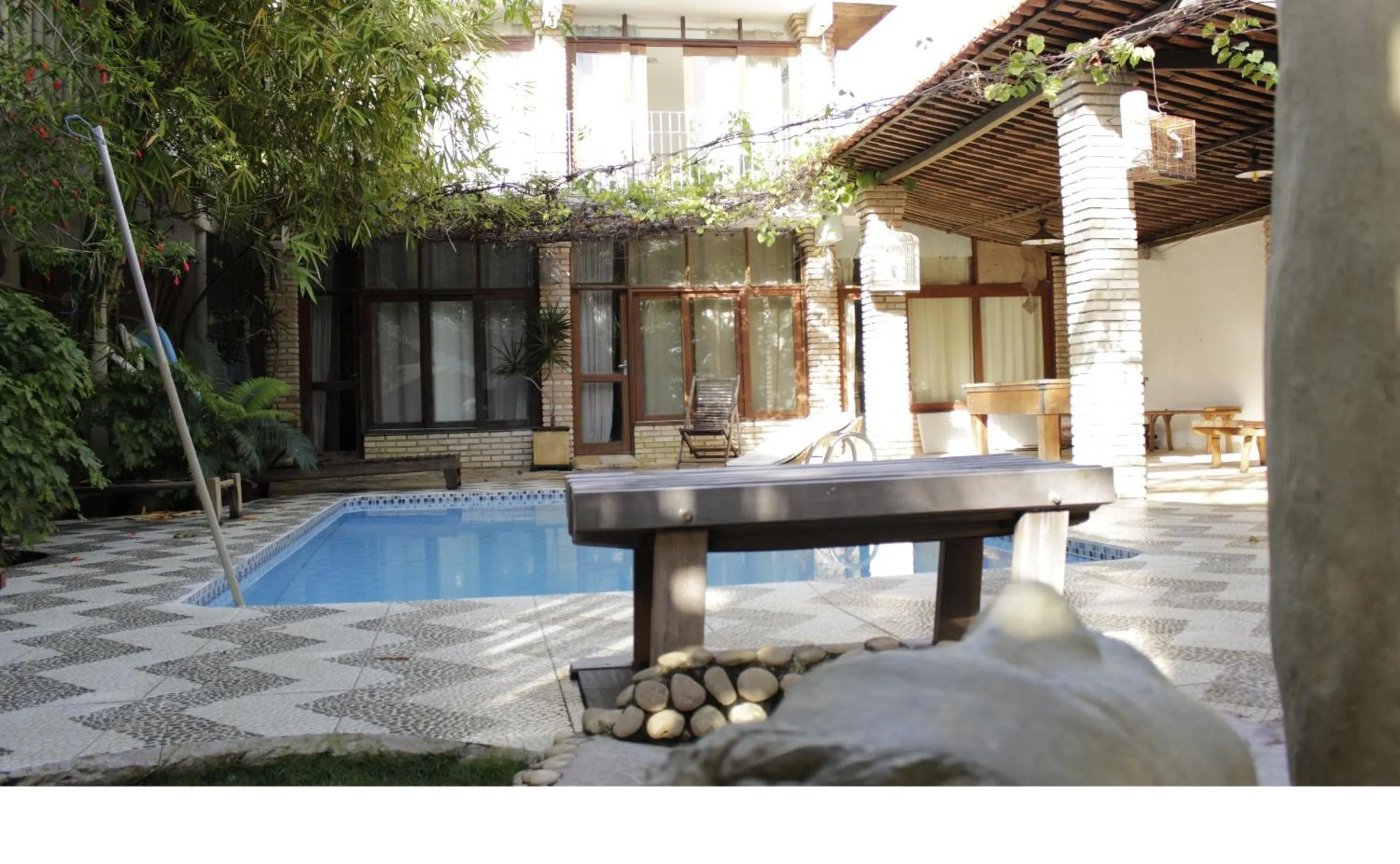 Swimming pool in Pousada Água de Fuego