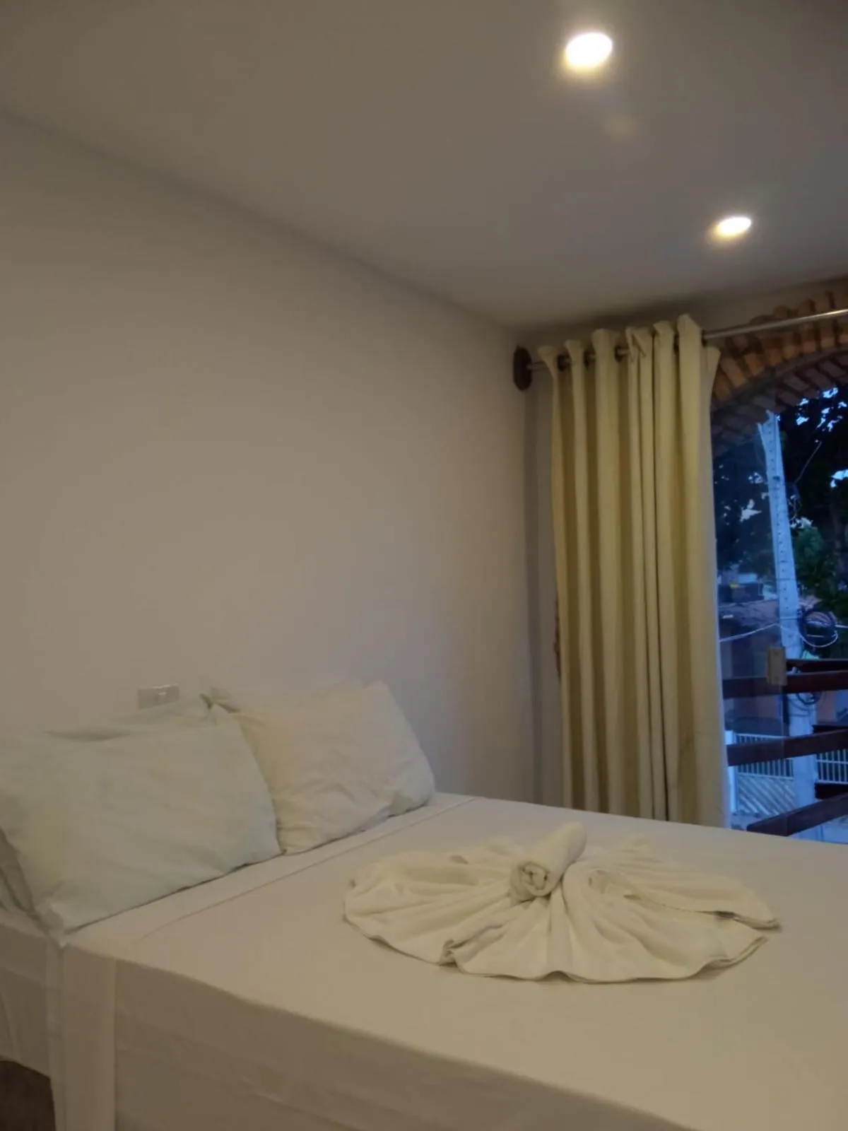 Bed in Pousada Água de Fuego