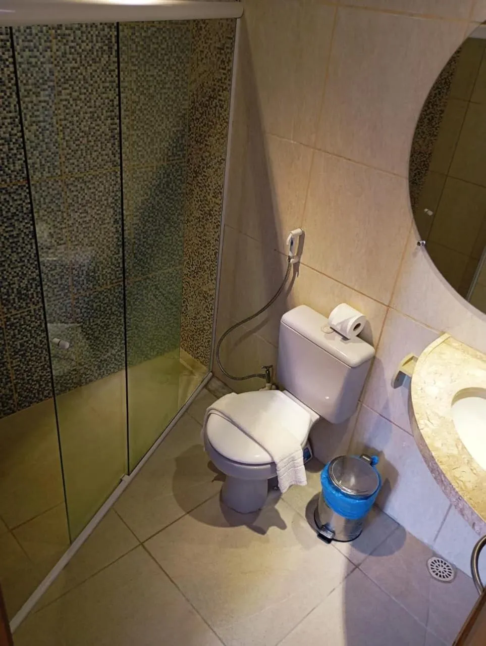 Shower in Pousada Água de Fuego