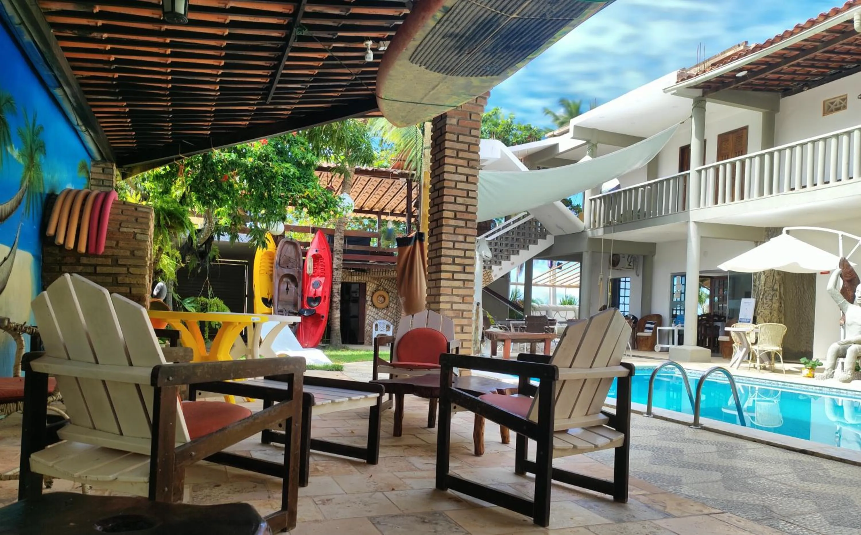 Swimming pool in Pousada Água de Fuego