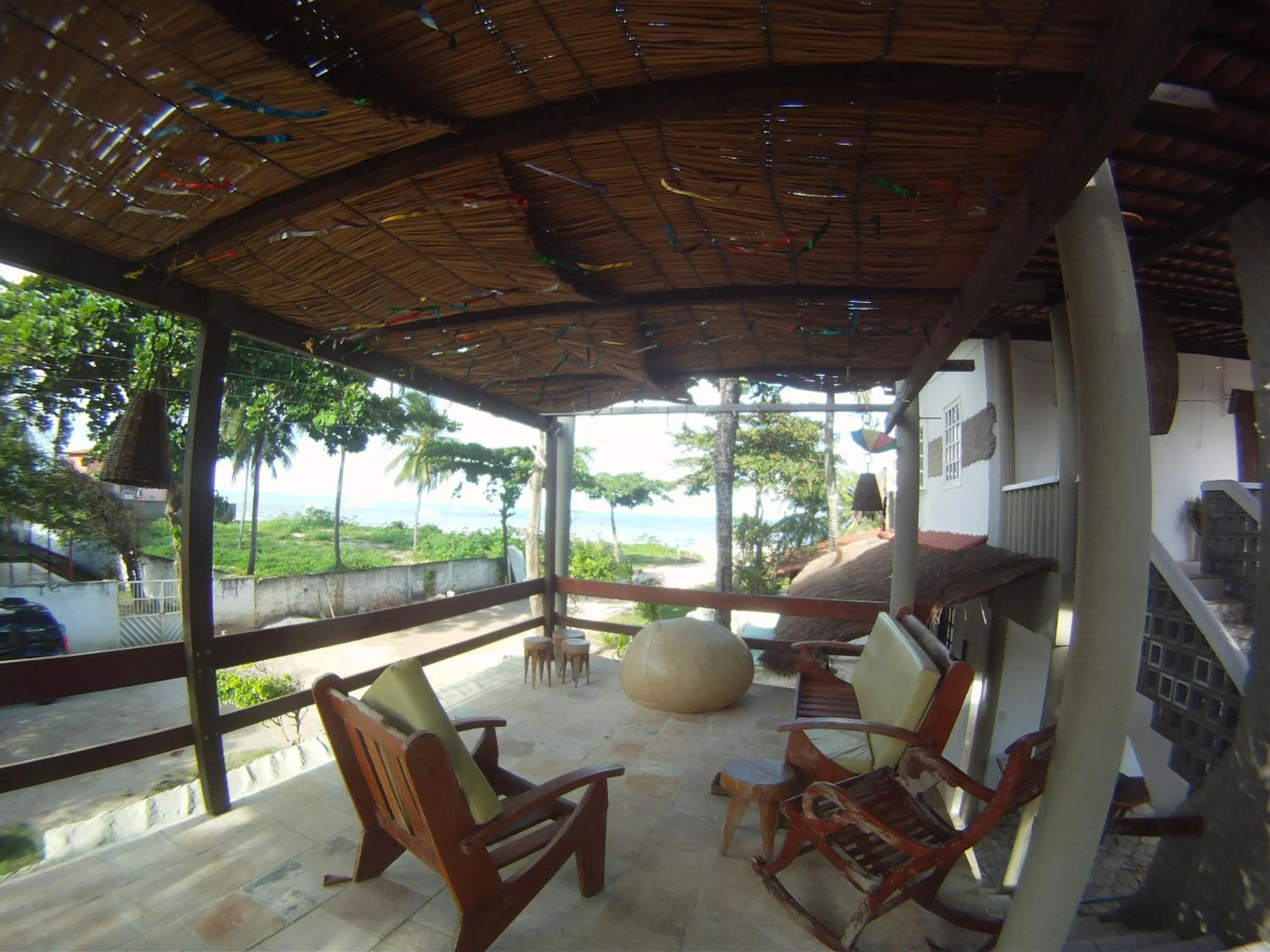 Balcony/Terrace in Pousada Água de Fuego