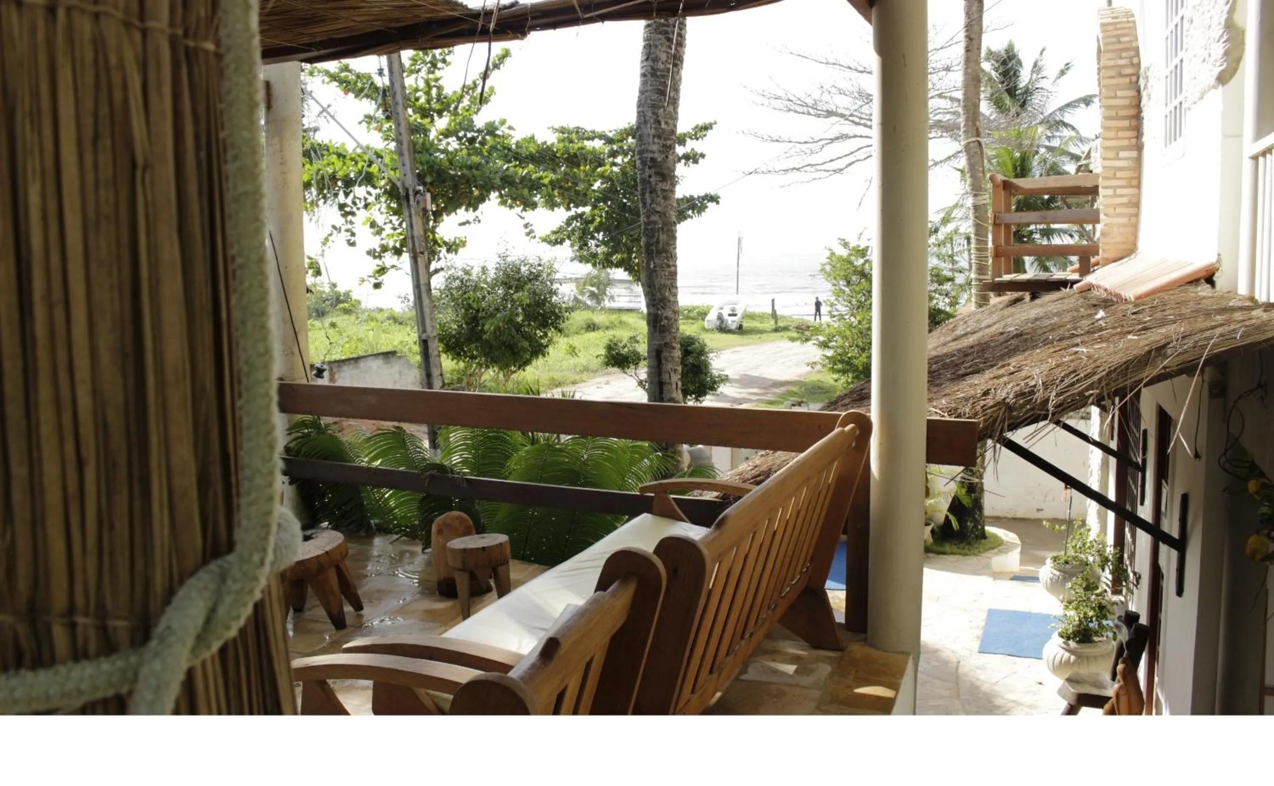 Balcony/Terrace in Pousada Água de Fuego