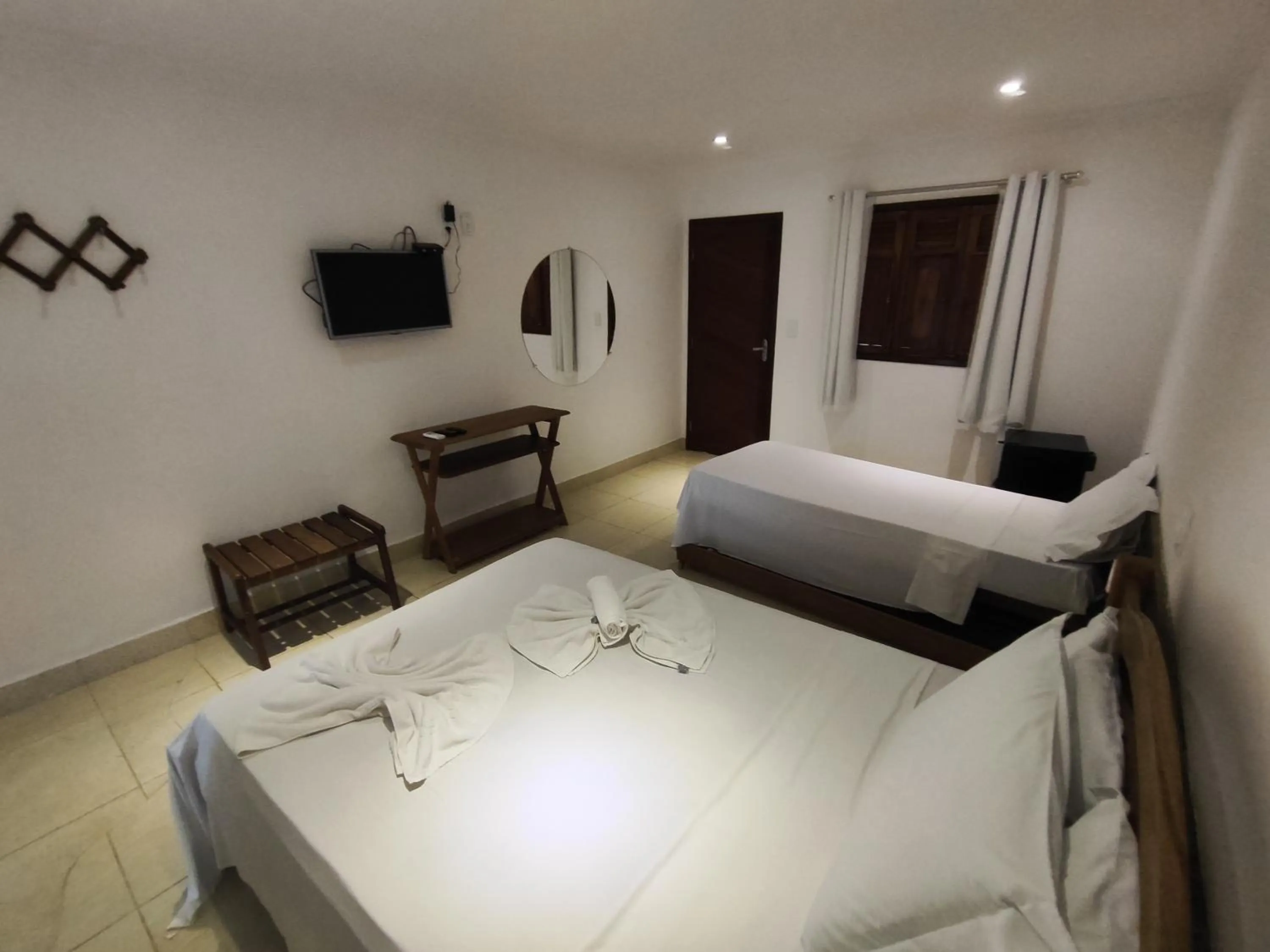 Bed in Pousada Água de Fuego