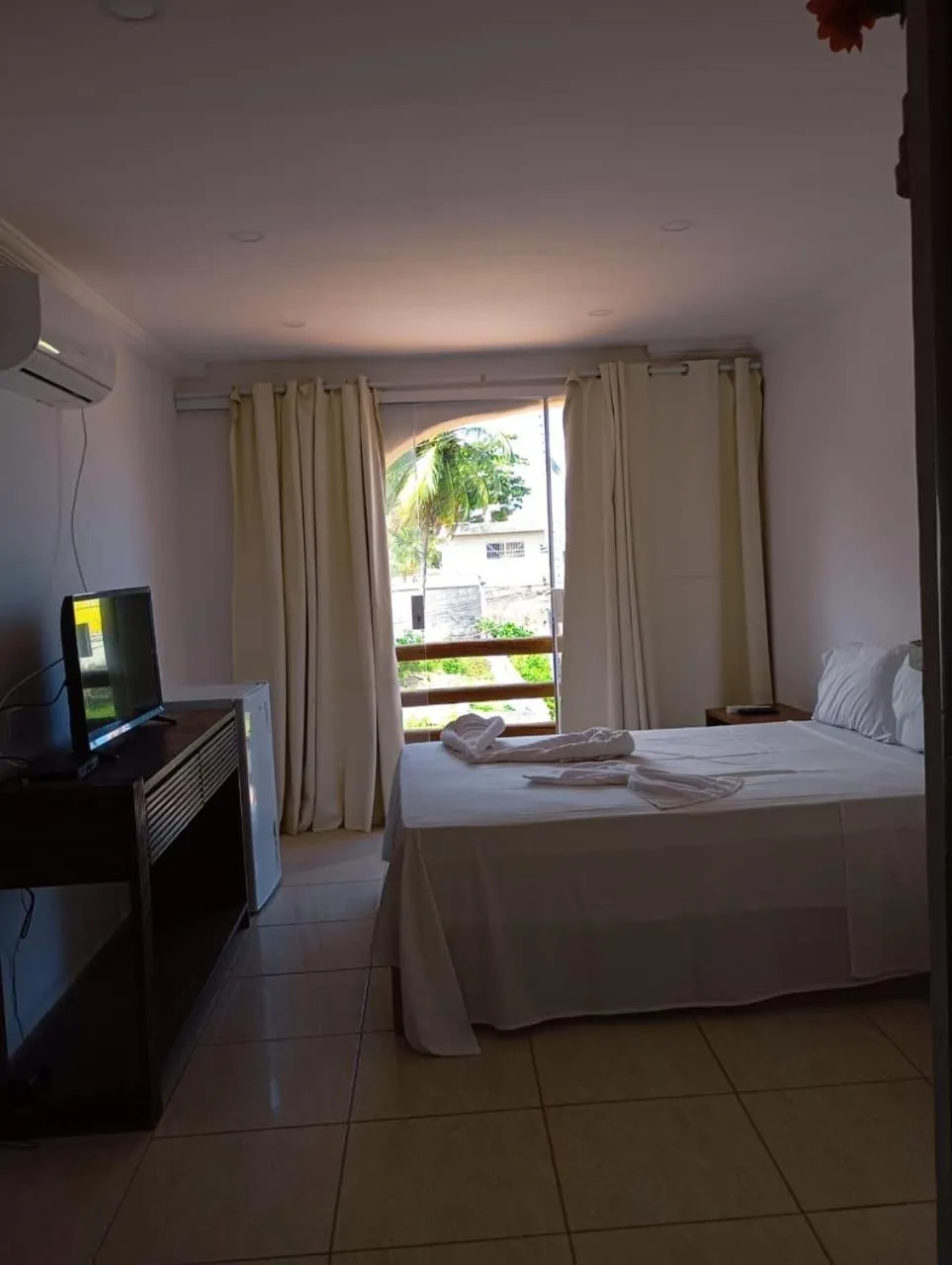 Bed in Pousada Água de Fuego