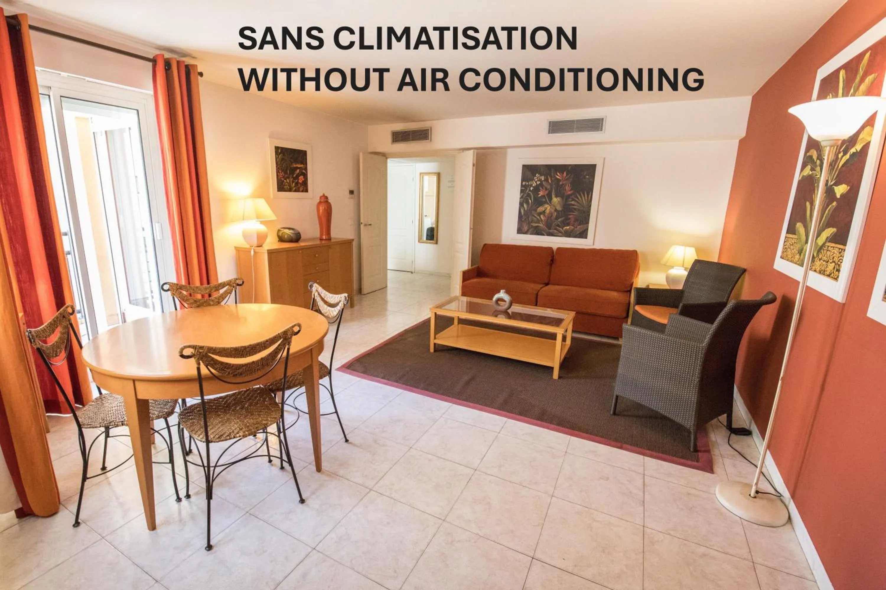 Living room in Cannes Croisette Prestige Apart'hotel