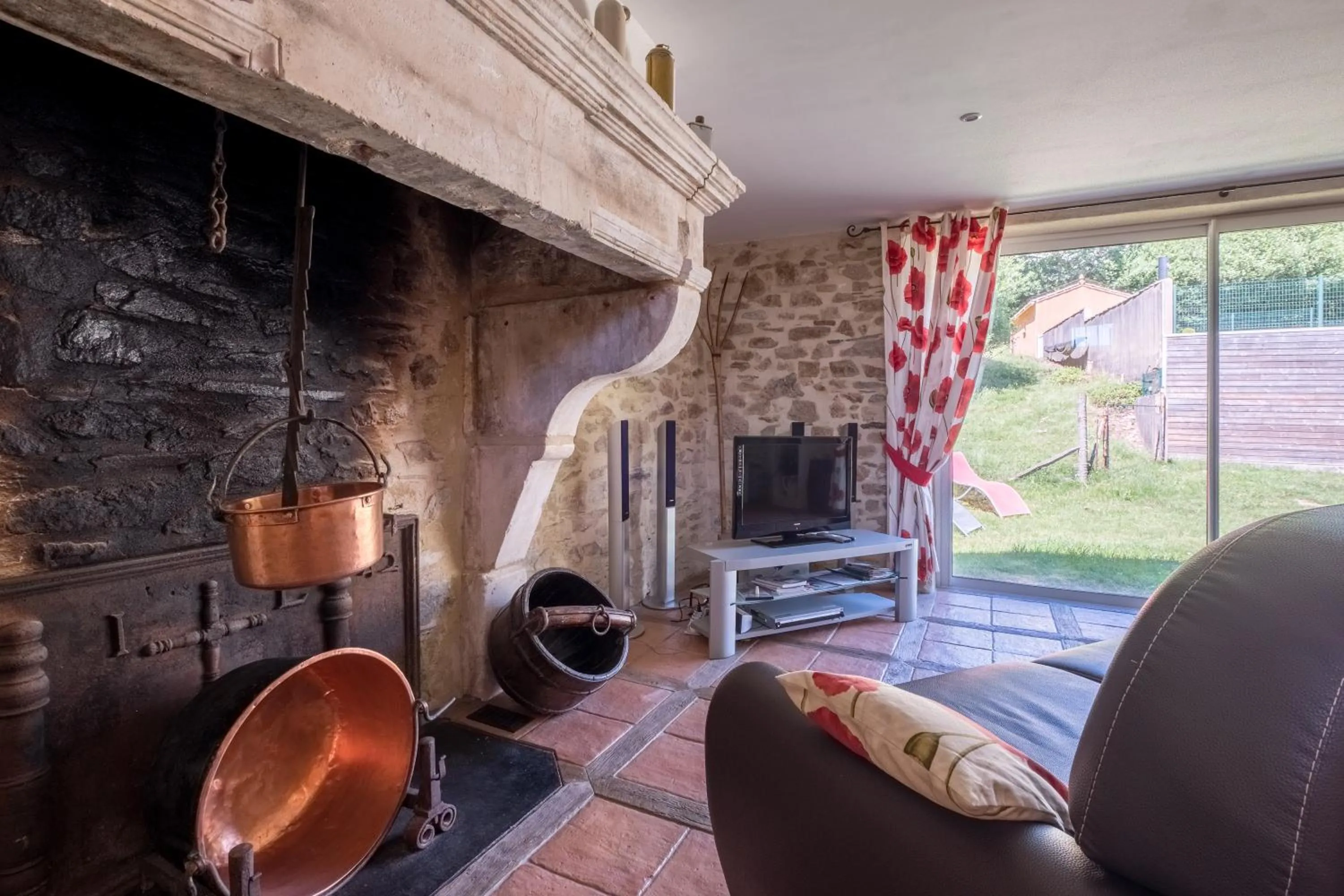 Living room in Domaine de Malouziès
