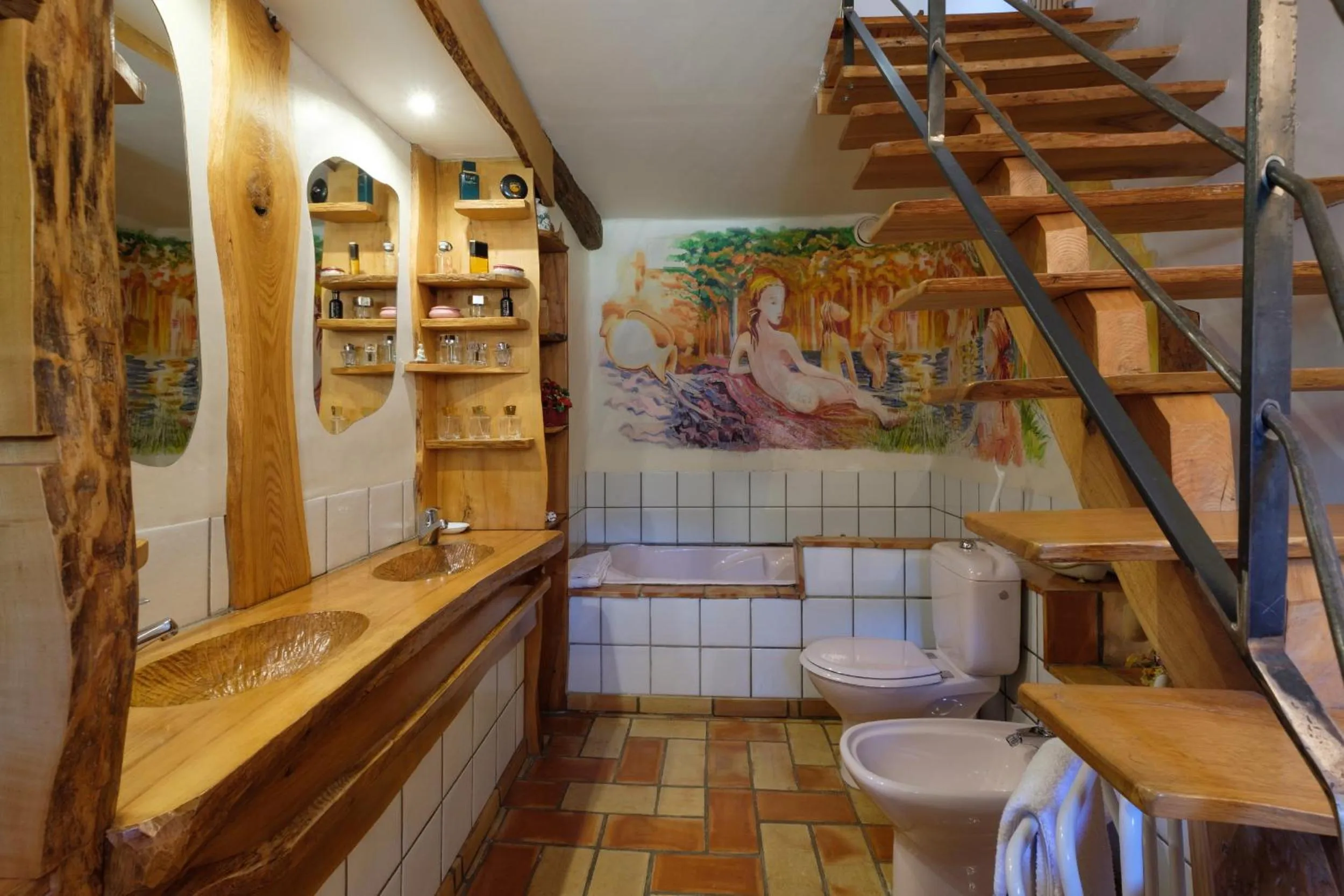 Bathroom in Domaine de Malouziès