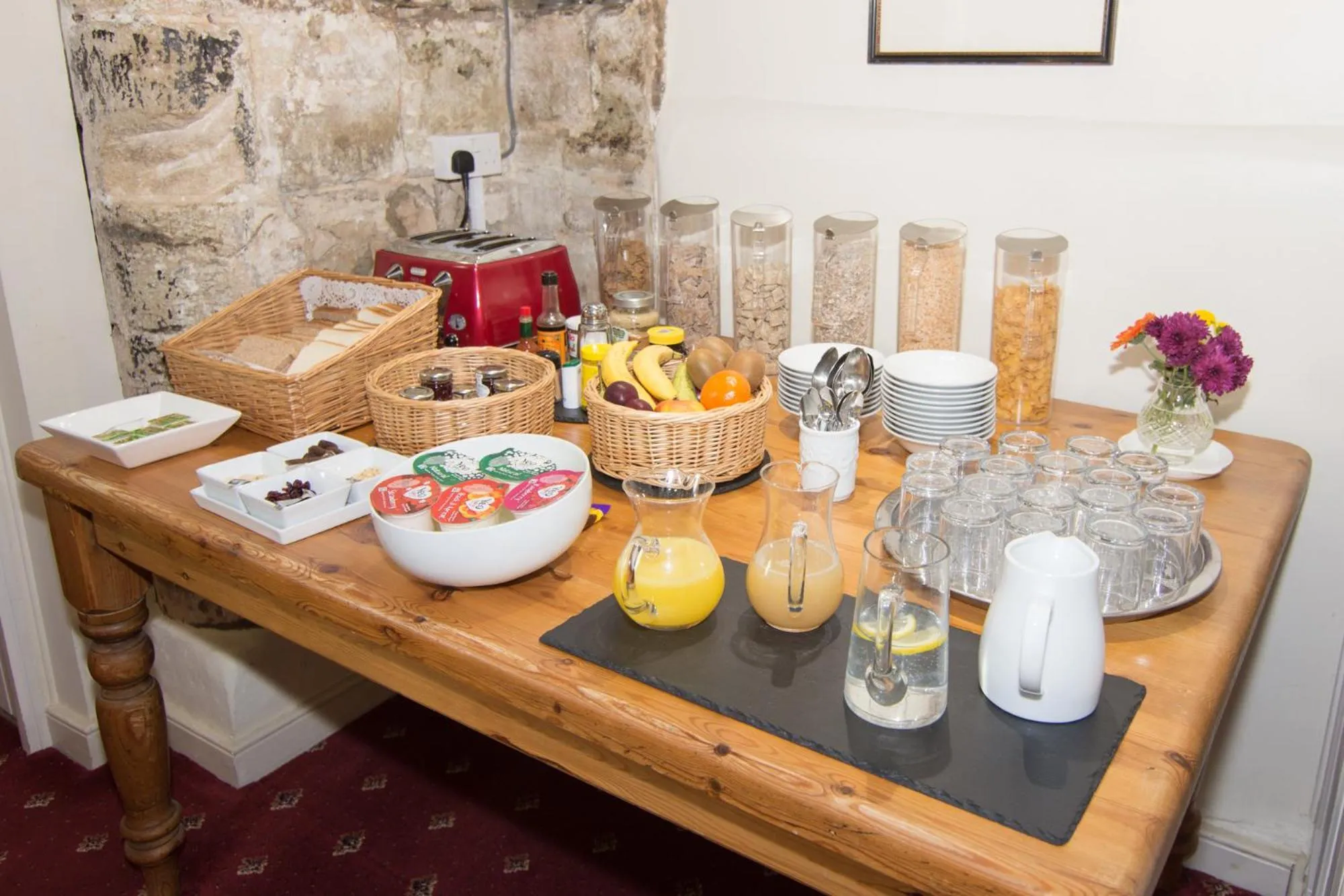 Buffet breakfast in The Abbey Hotel & Apartments