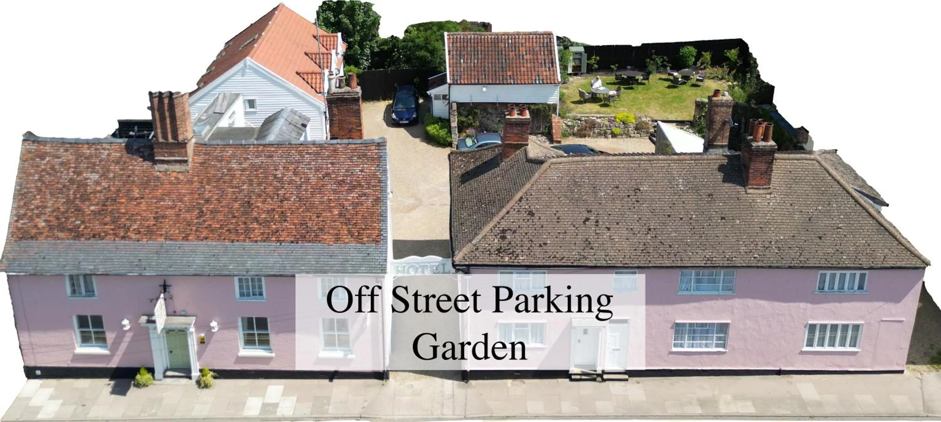 Property building in The Abbey Hotel & Apartments