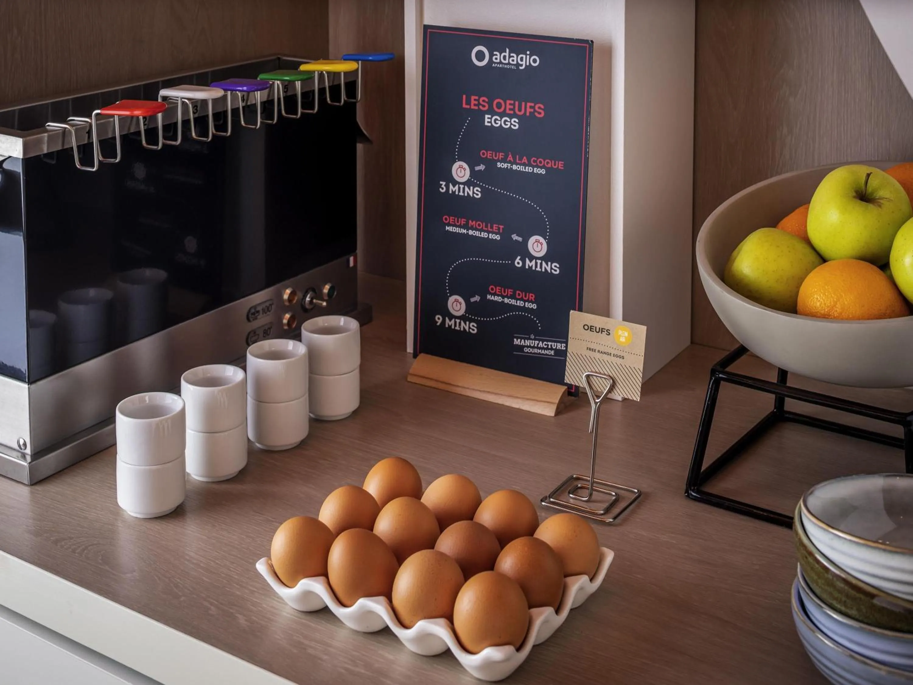 Breakfast in Aparthotel Adagio Access Paris La Villette