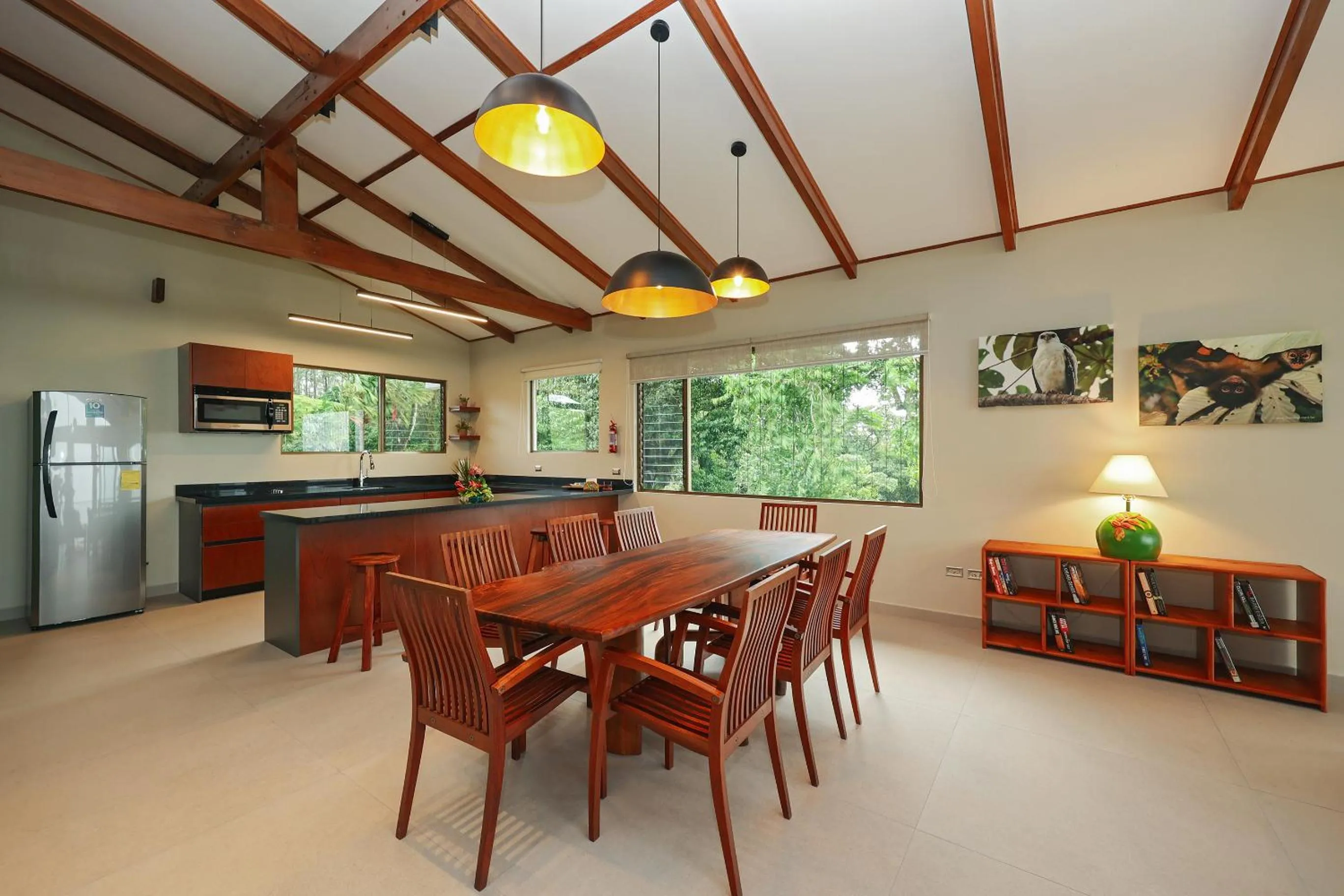 Dining area in Arenal Observatory Lodge & Trails