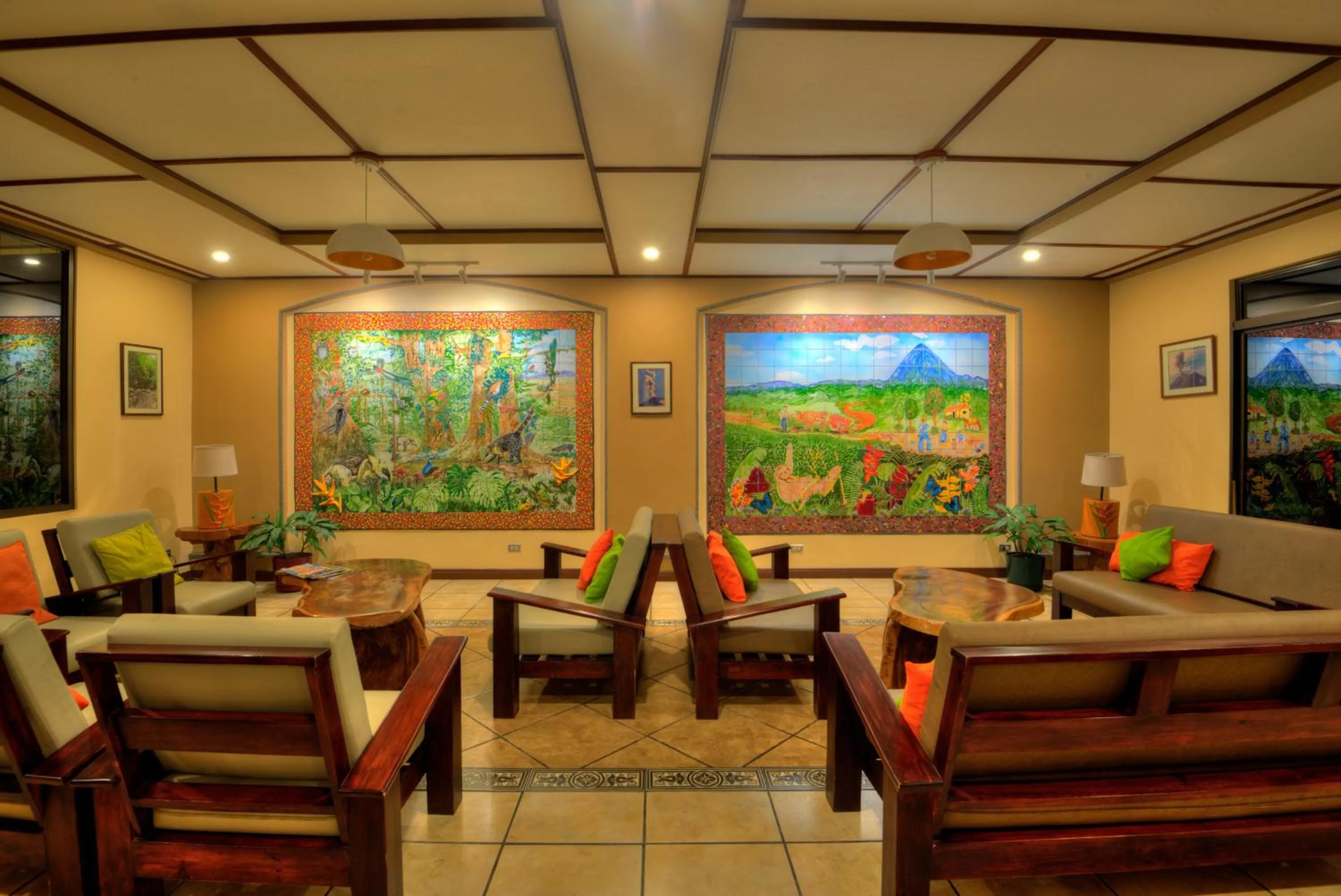 Seating area in Arenal Observatory Lodge & Trails