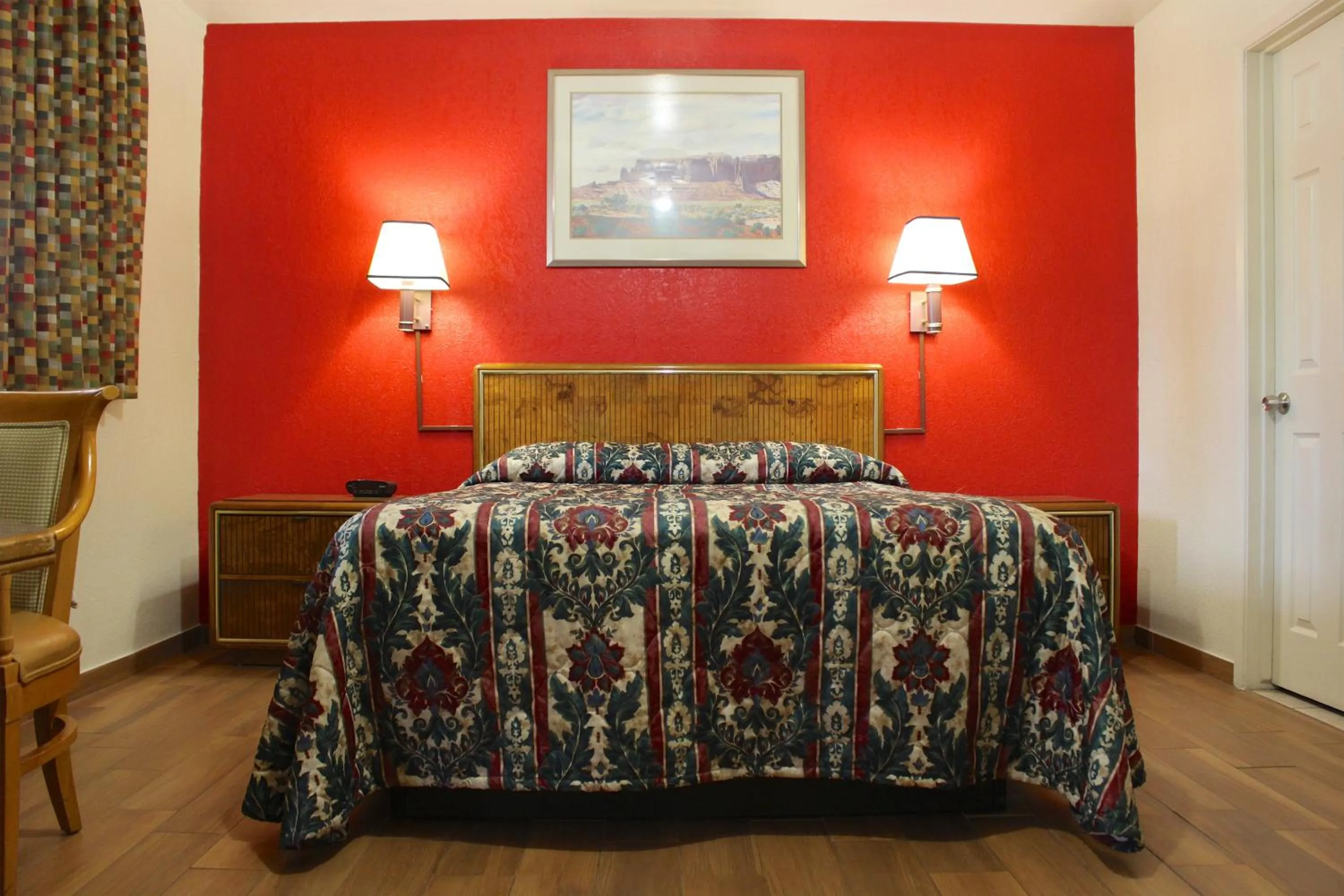 Bed in Starlite Motel