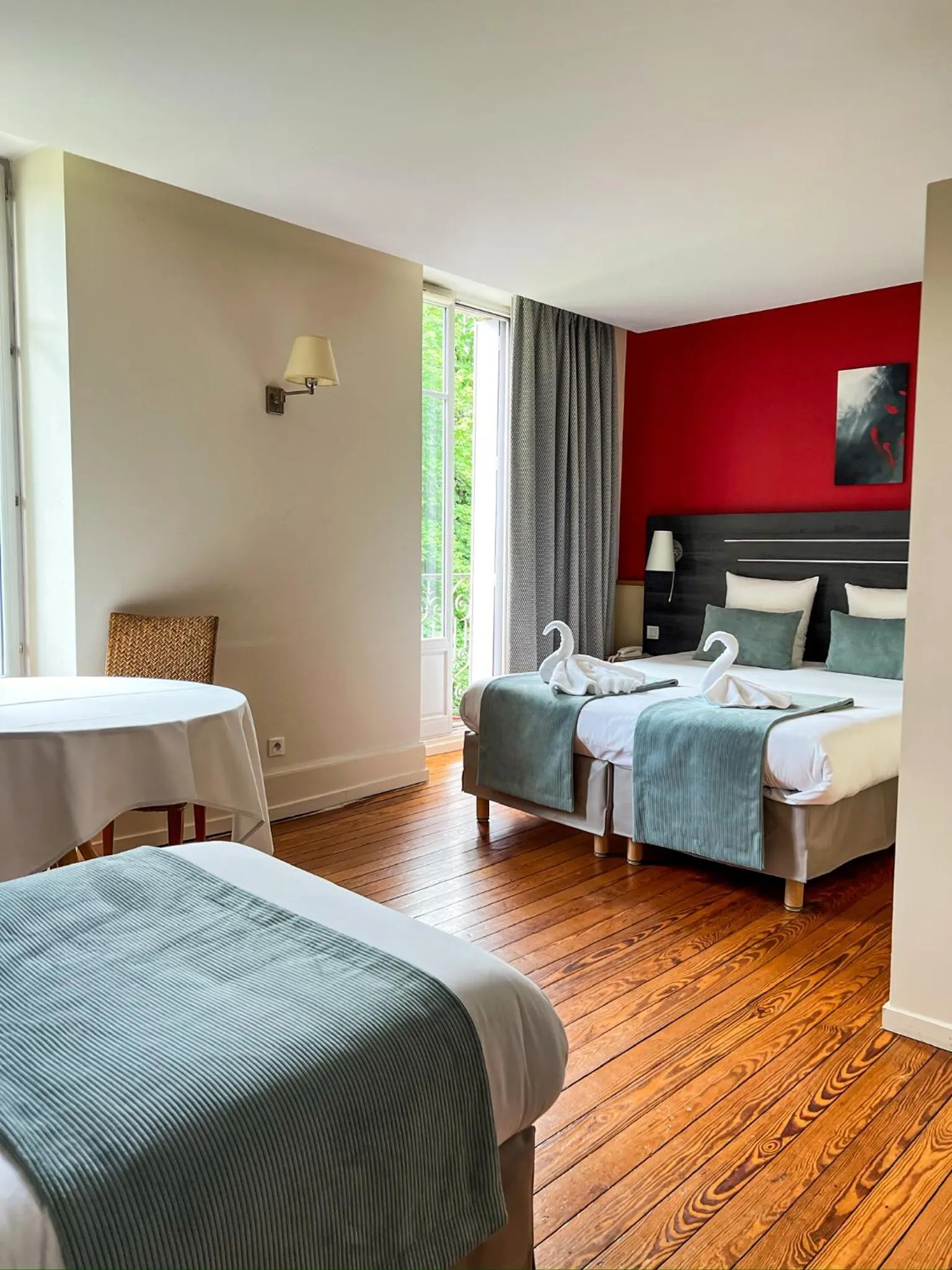 Bedroom, Bed in HOTEL CERISE - LES SOURCES Luxeuil-les-Bains