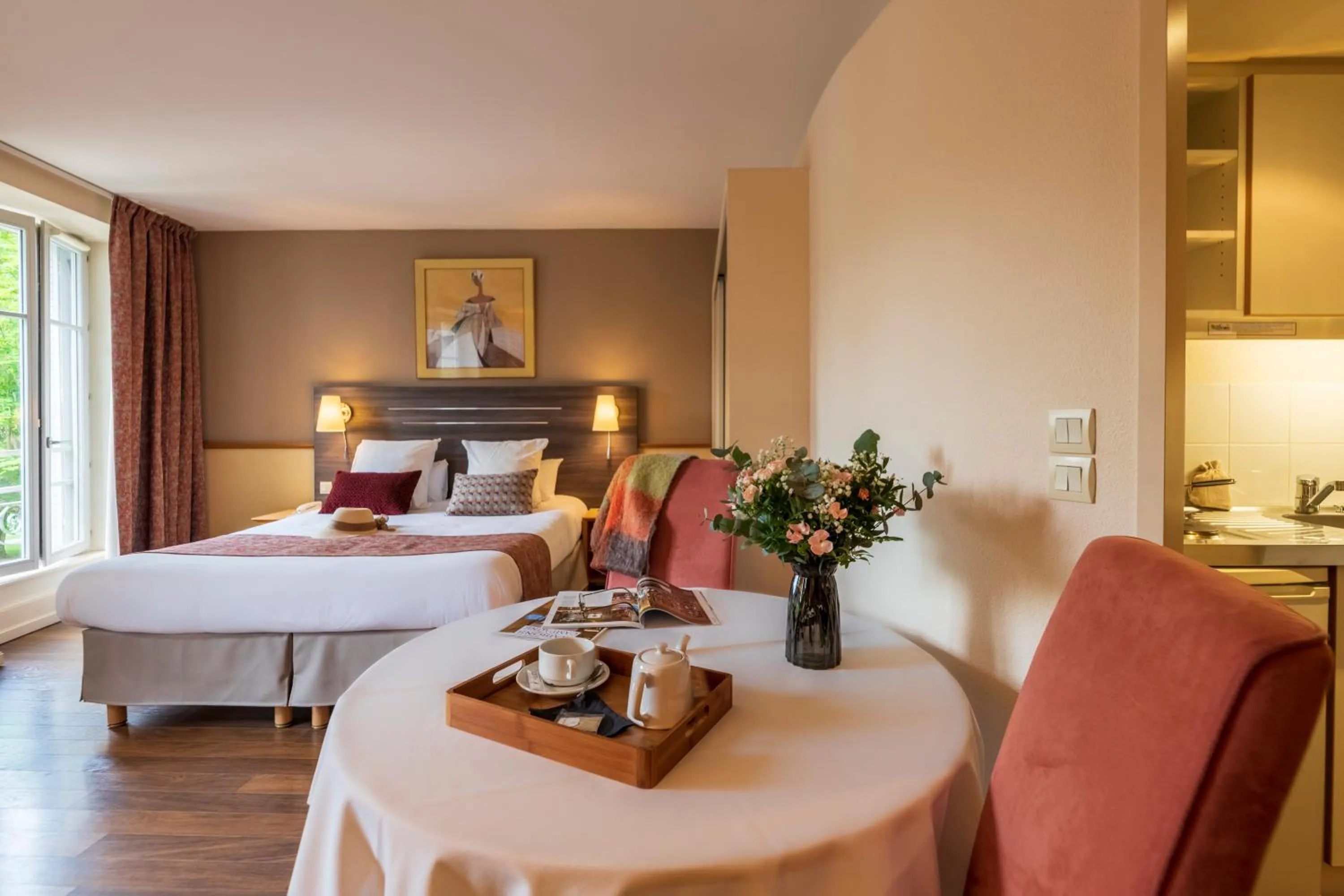 Bedroom, Bed in HOTEL CERISE - LES SOURCES Luxeuil-les-Bains