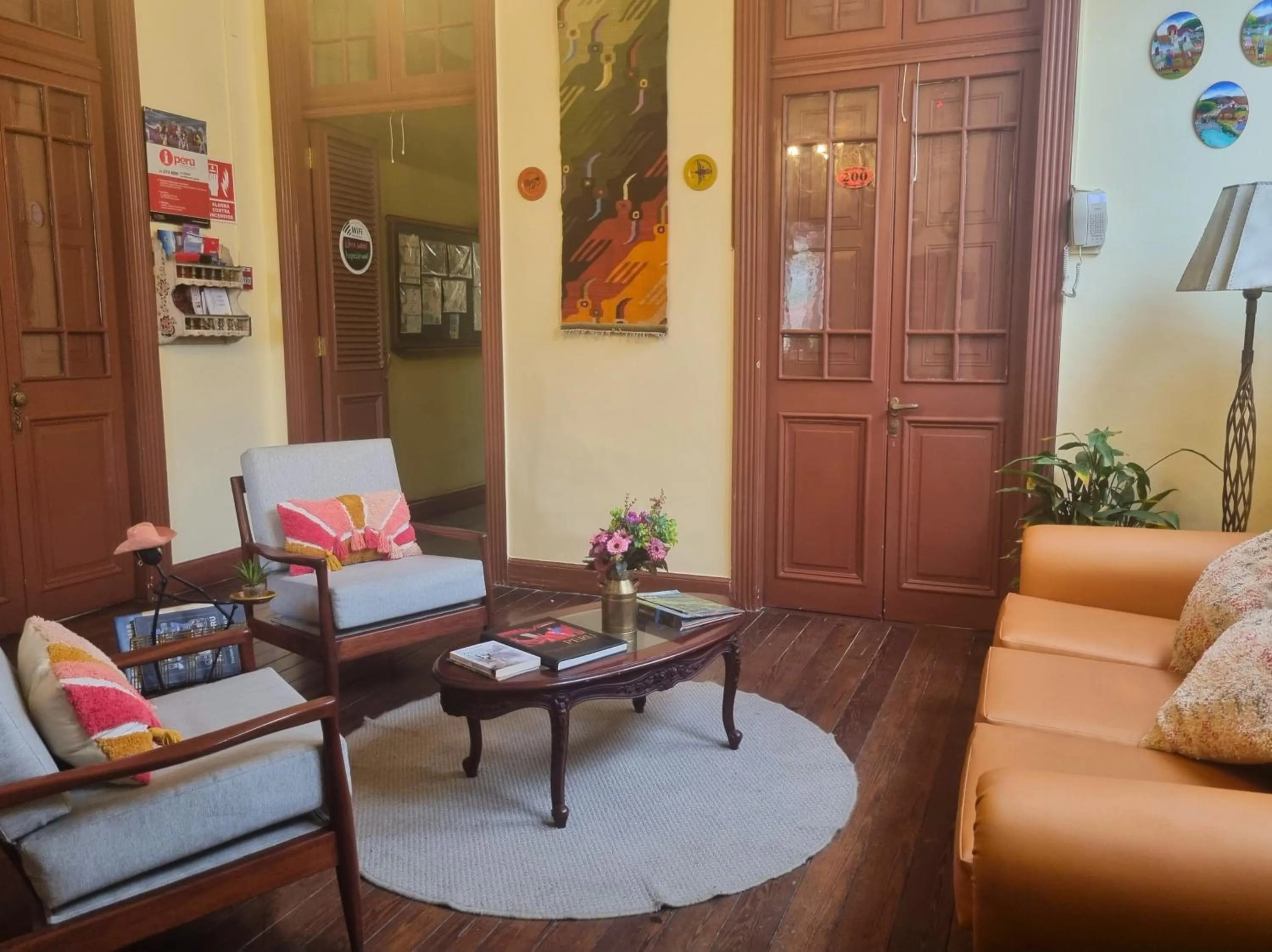 Living room in Lima Wari Hotel Boutique