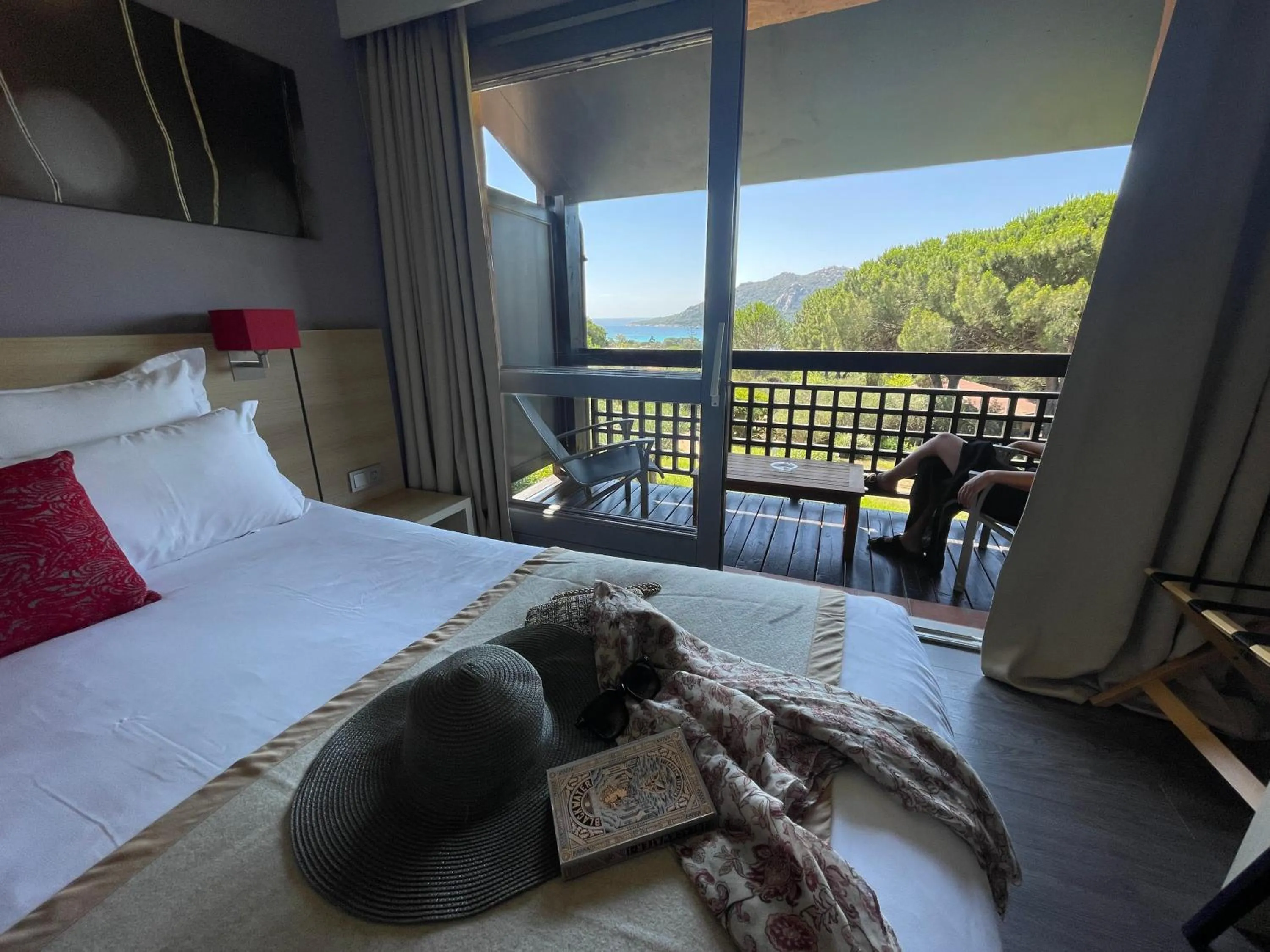 Bed in Hôtel Castell'Verde