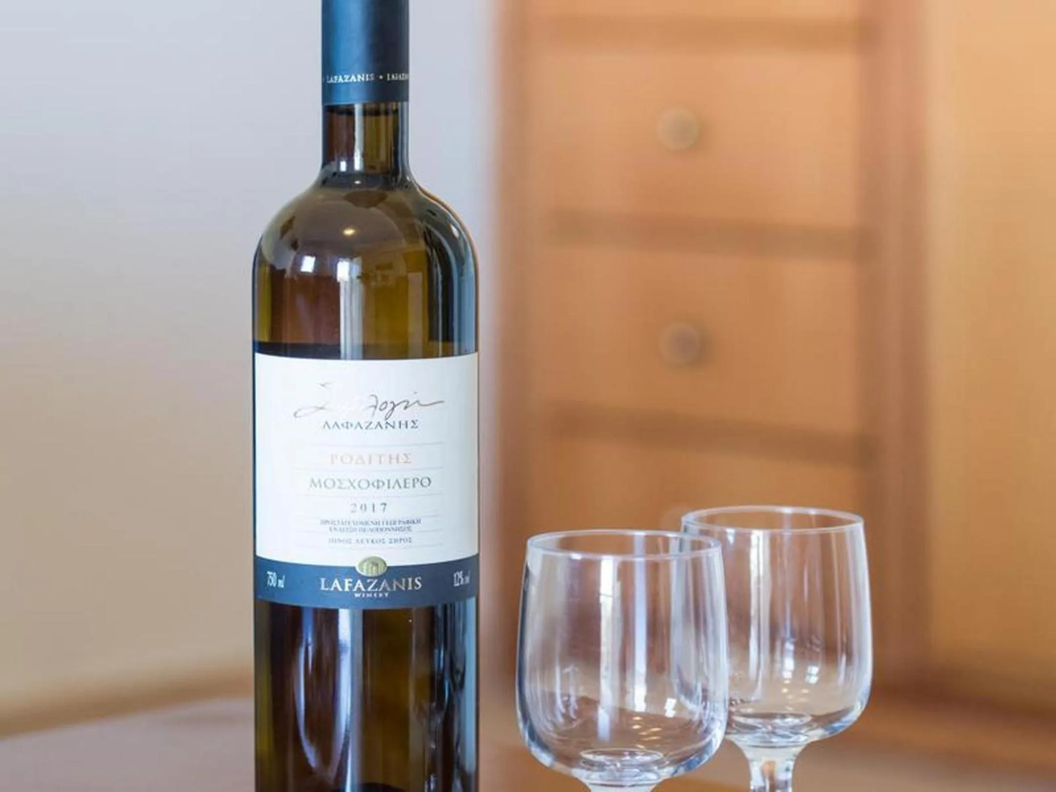 Living room in Manoleas Villas - Apartment 6