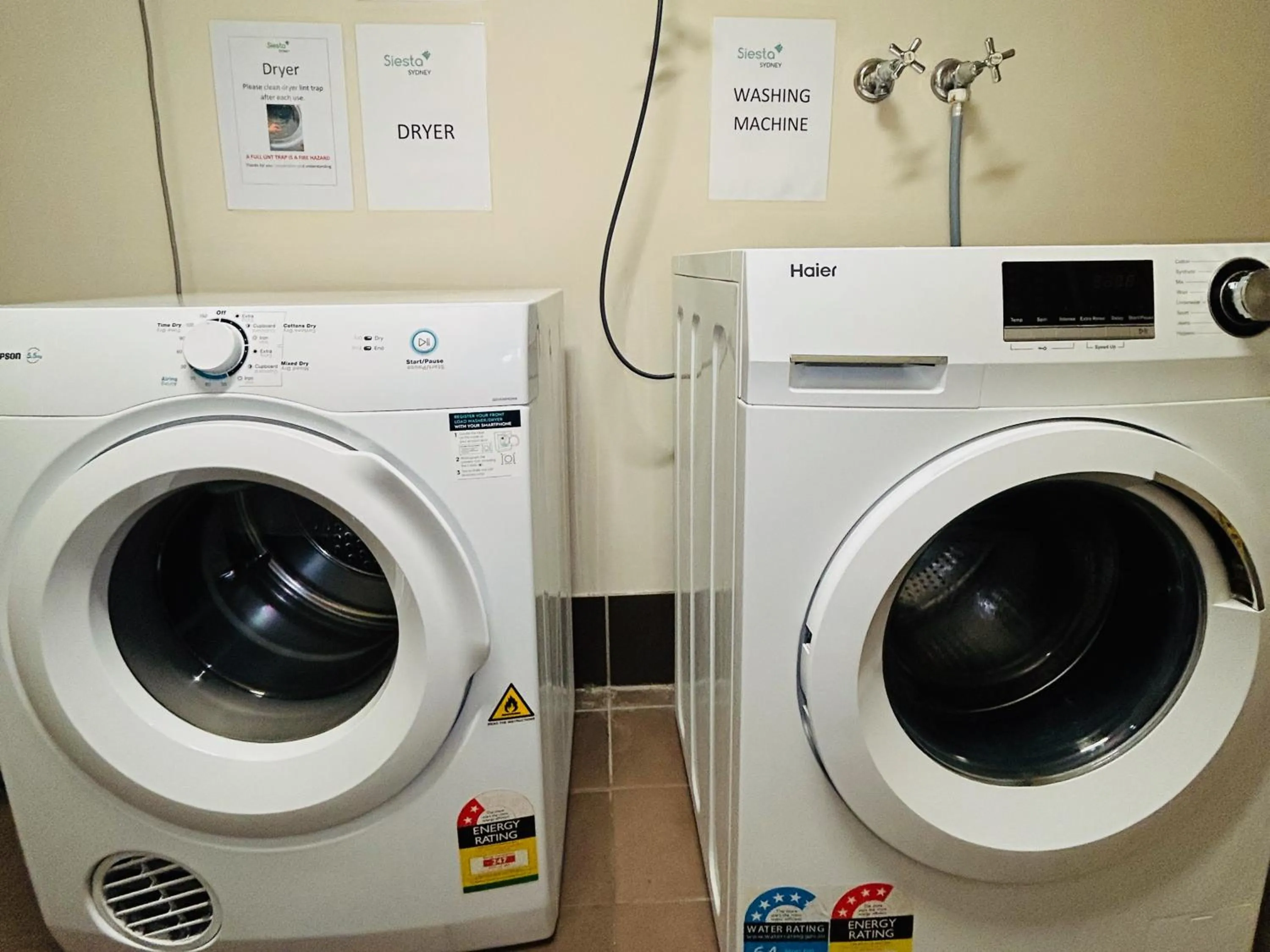 laundry in Siesta Sydney