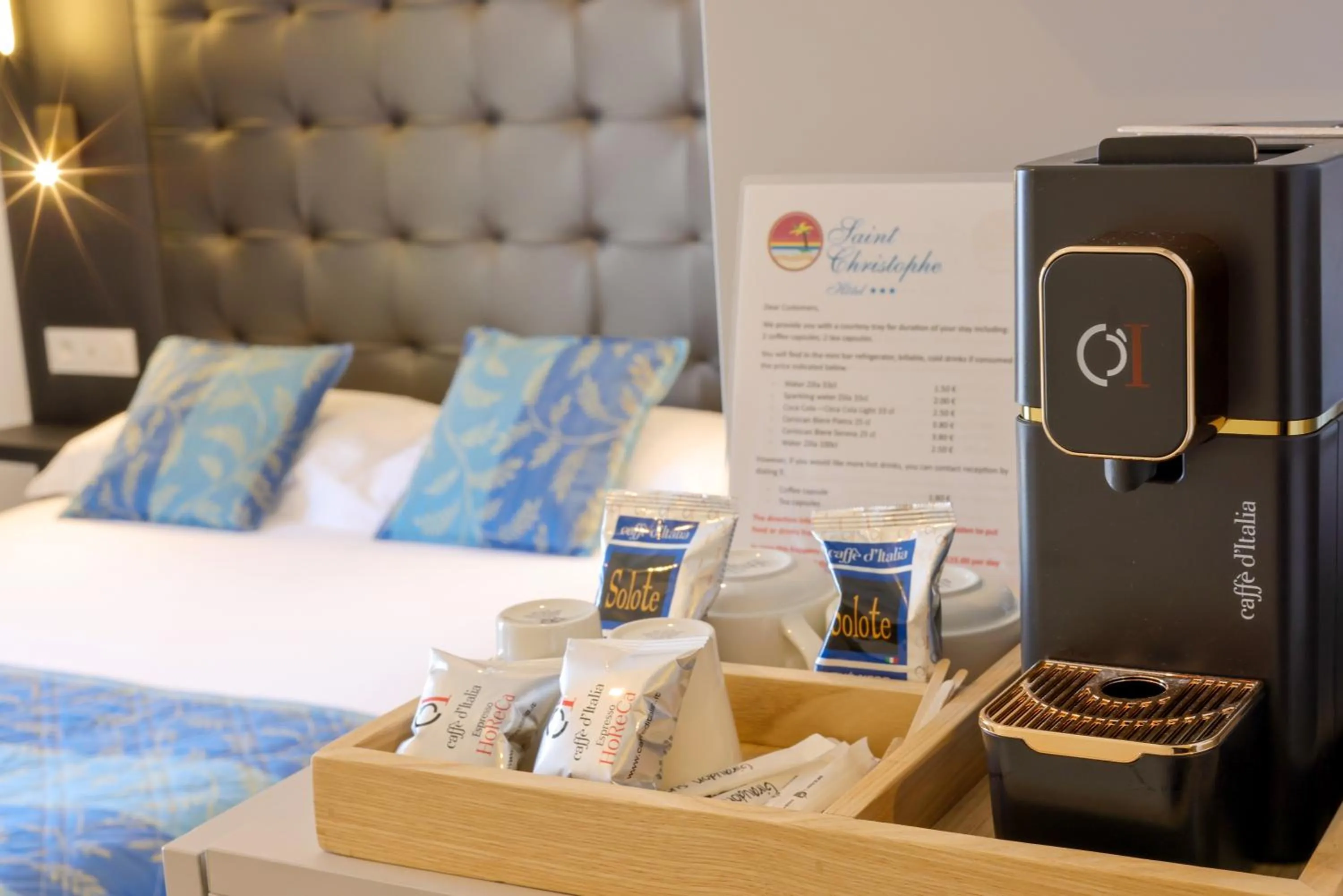 Coffee/tea facilities in Hotel Saint Christophe