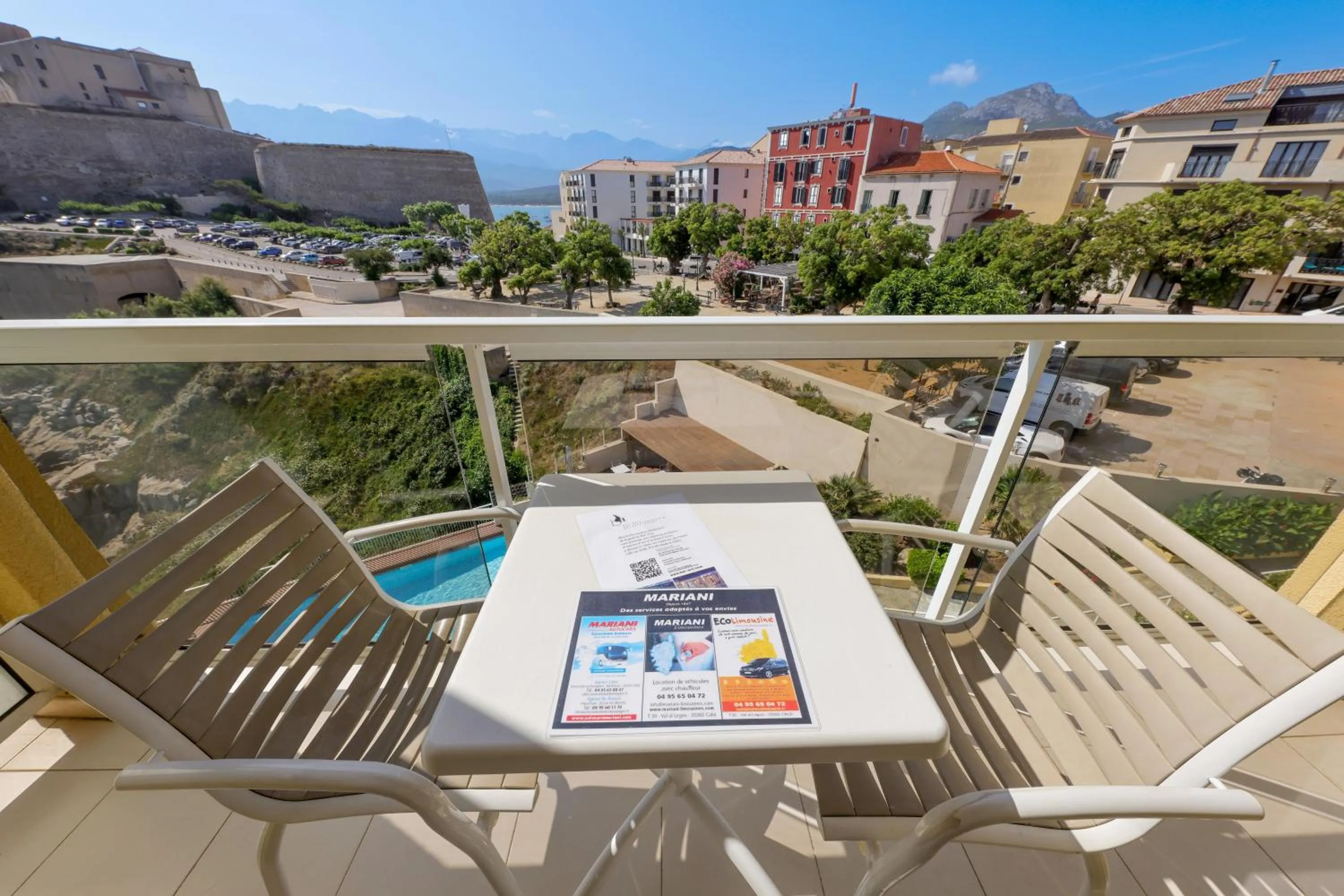 Balcony/Terrace in Hotel Saint Christophe