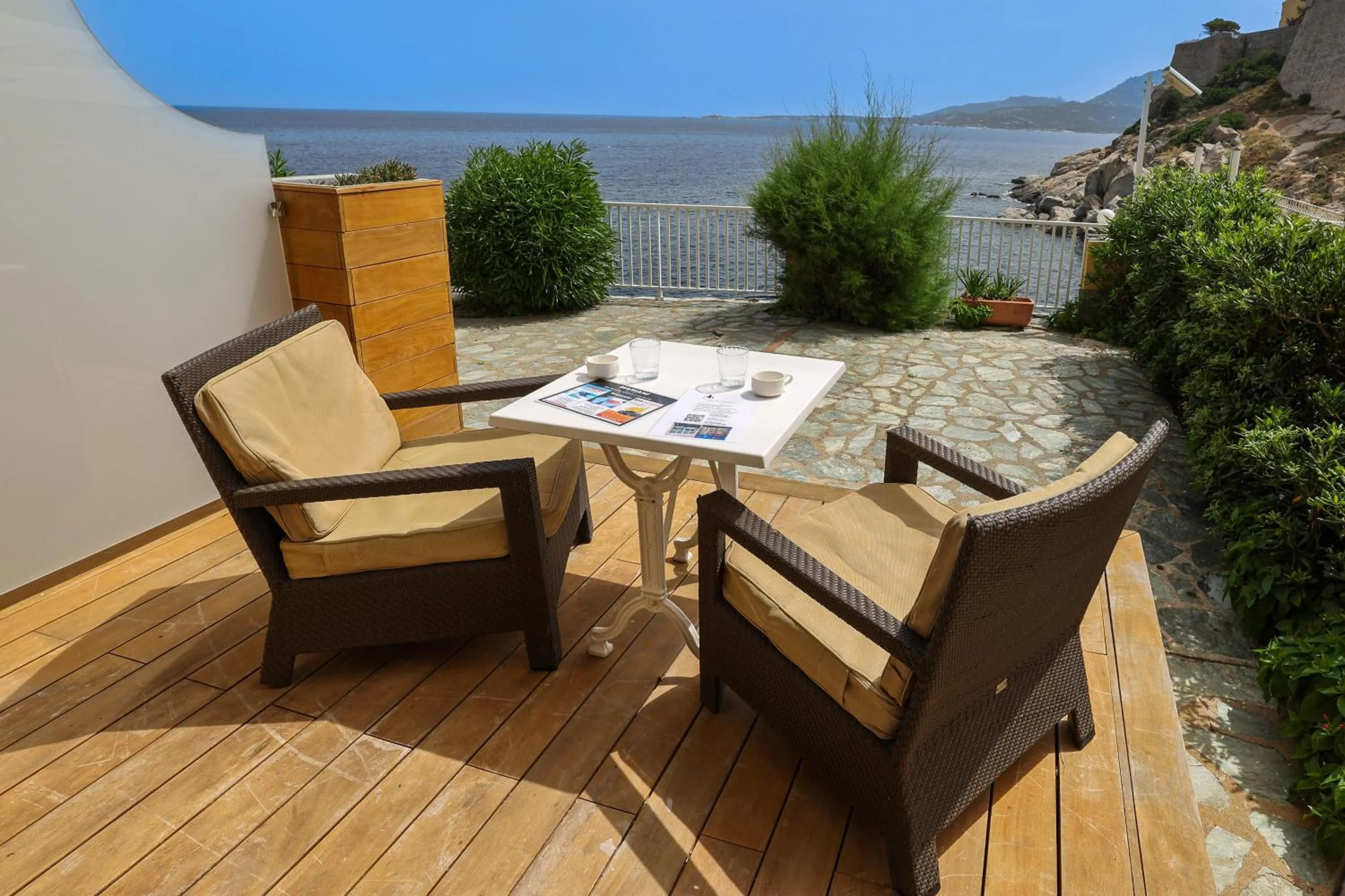 Balcony/Terrace in Hotel Saint Christophe