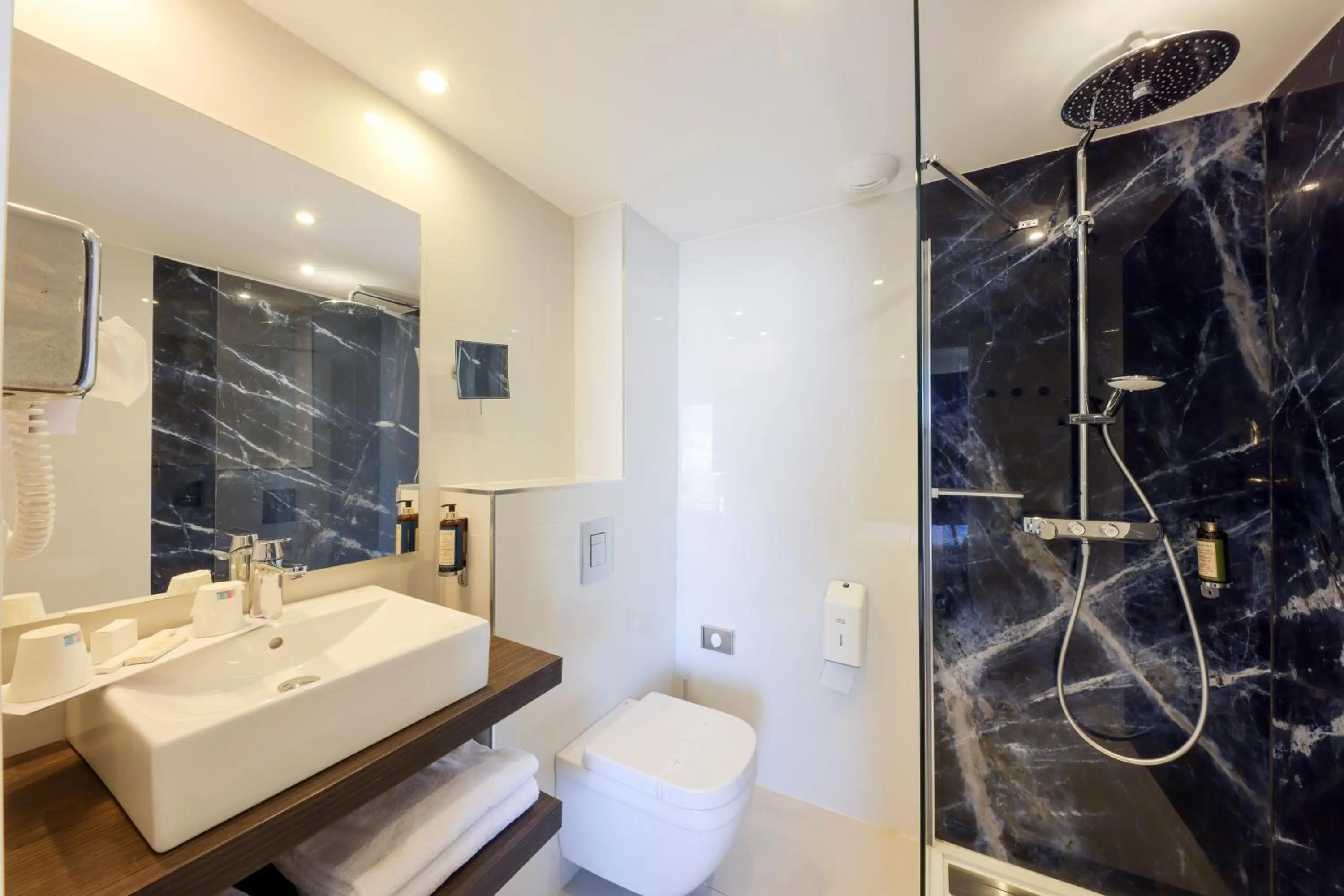 Shower in Hotel Saint Christophe