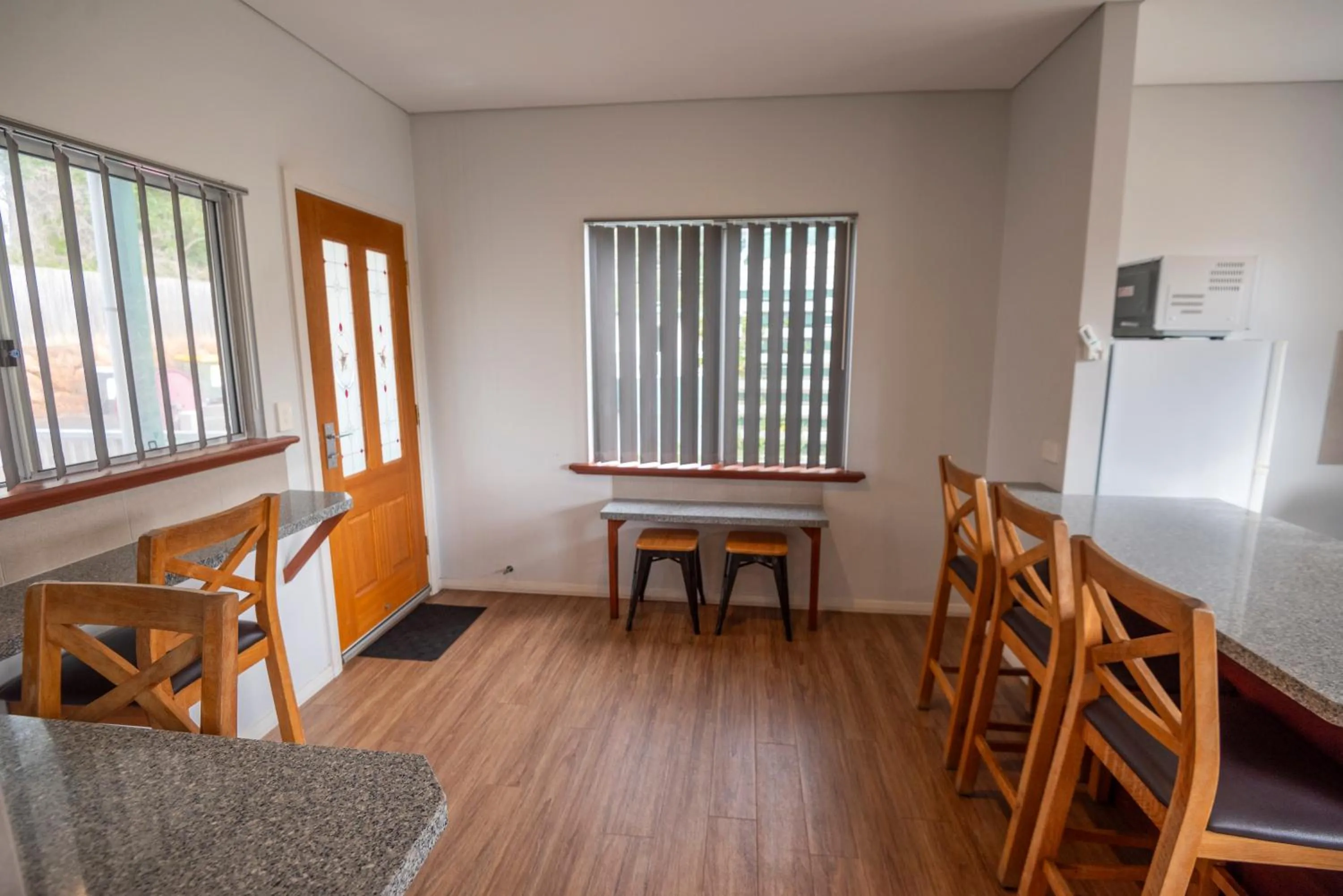 Living room in Riverview Tourist Park