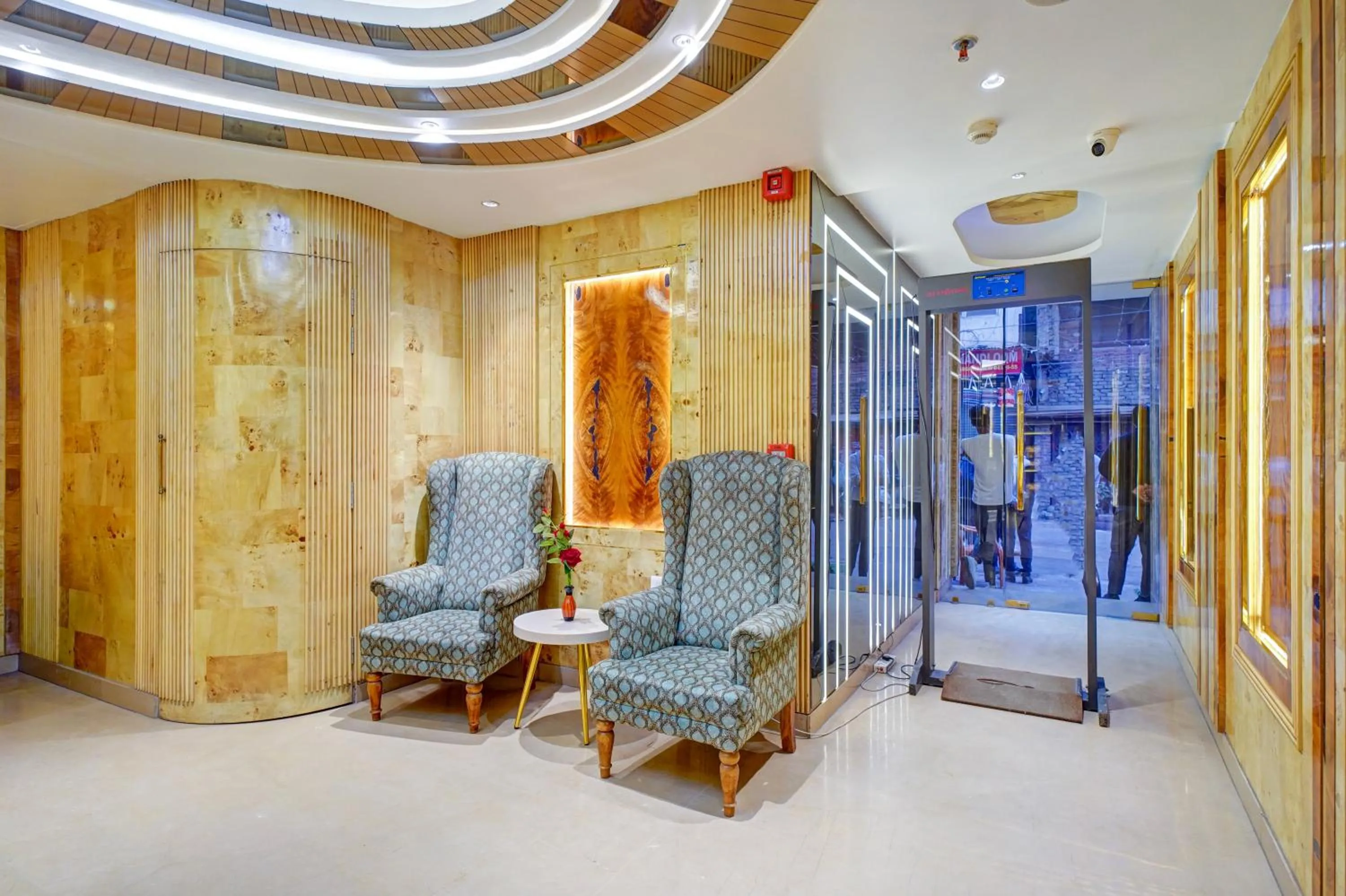 Seating area in Hotel Gold Palace - 03 Mins Walk From New Delhi Railway Station