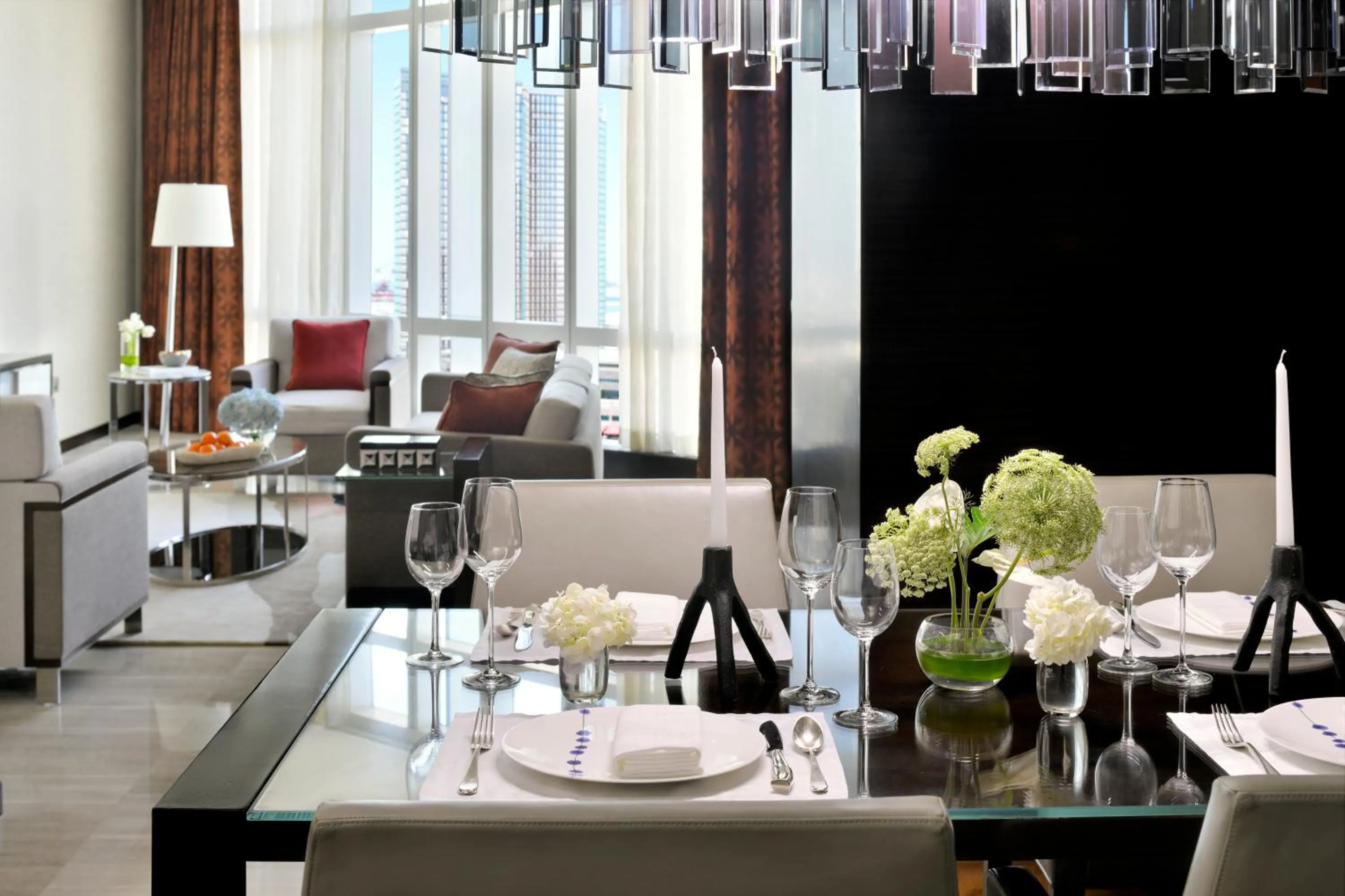 Living room in Rosewood Abu Dhabi