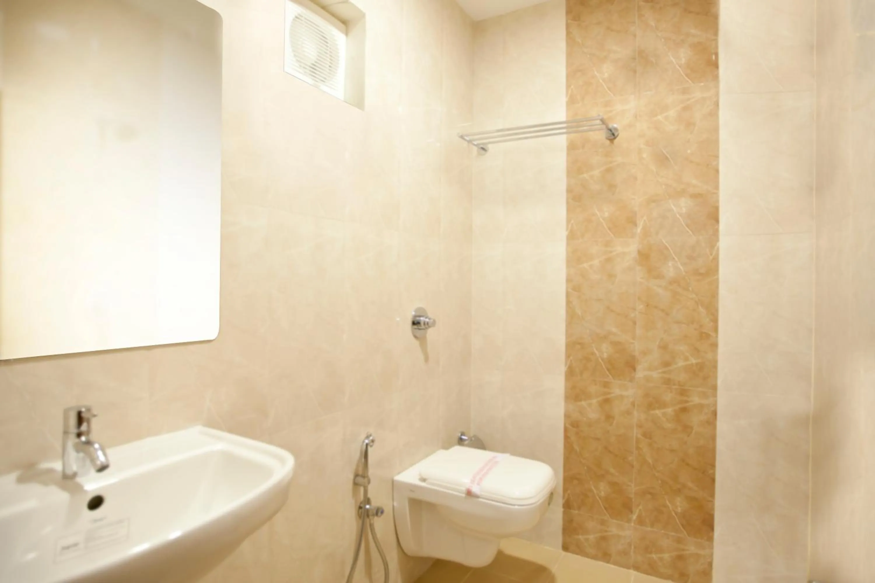 Bathroom in Shoba Suites-Kammanahalli