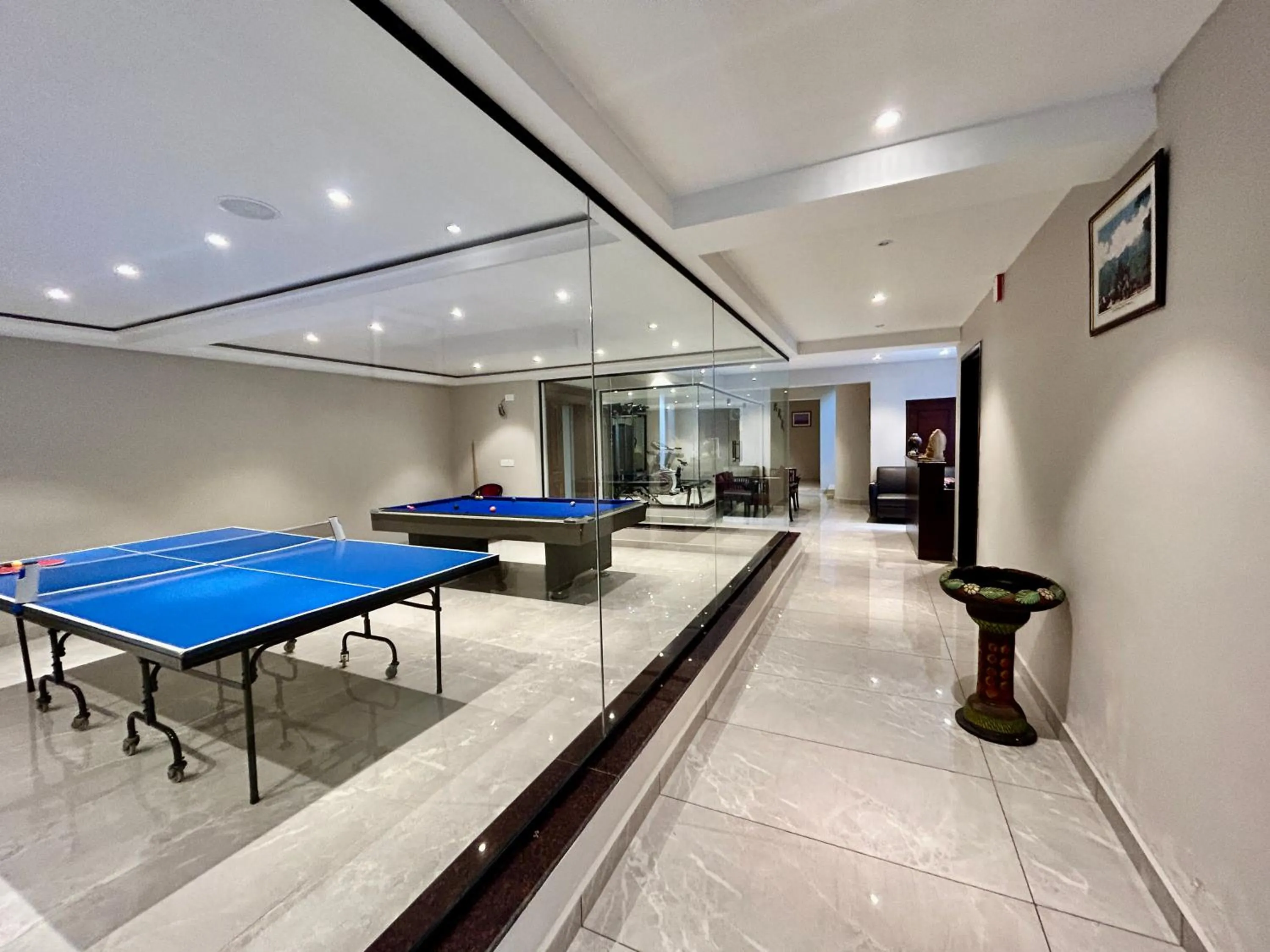 Game Room in Indraprastha Resort - Centrally Heated Rooms, with Gym, Games & Spa