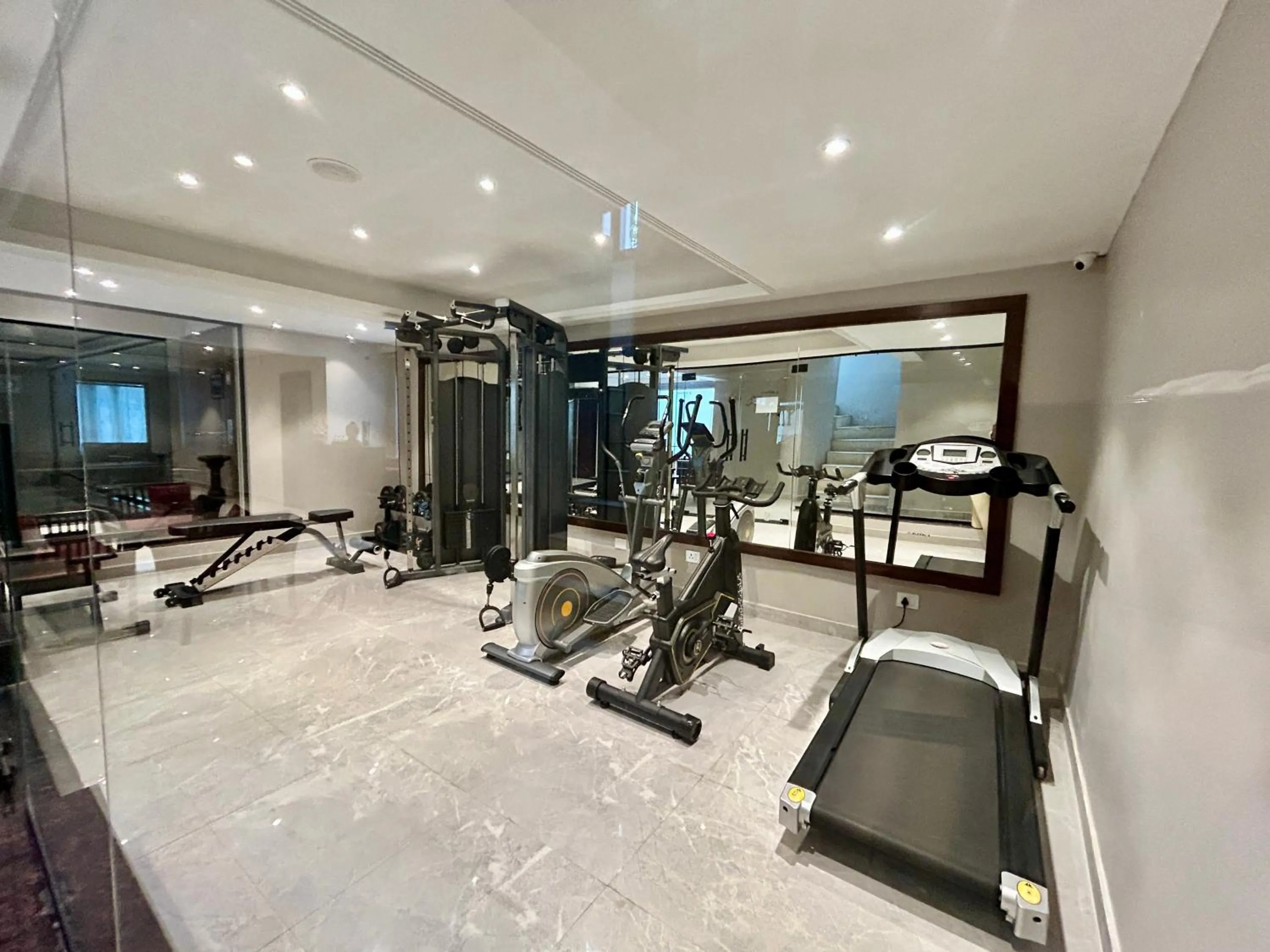 Fitness centre/facilities in Indraprastha Resort - Centrally Heated Rooms, with Gym, Games & Spa