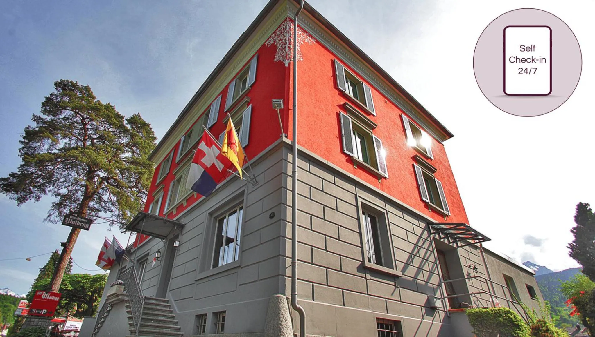 Property building in Boutique Hotel Waldegg