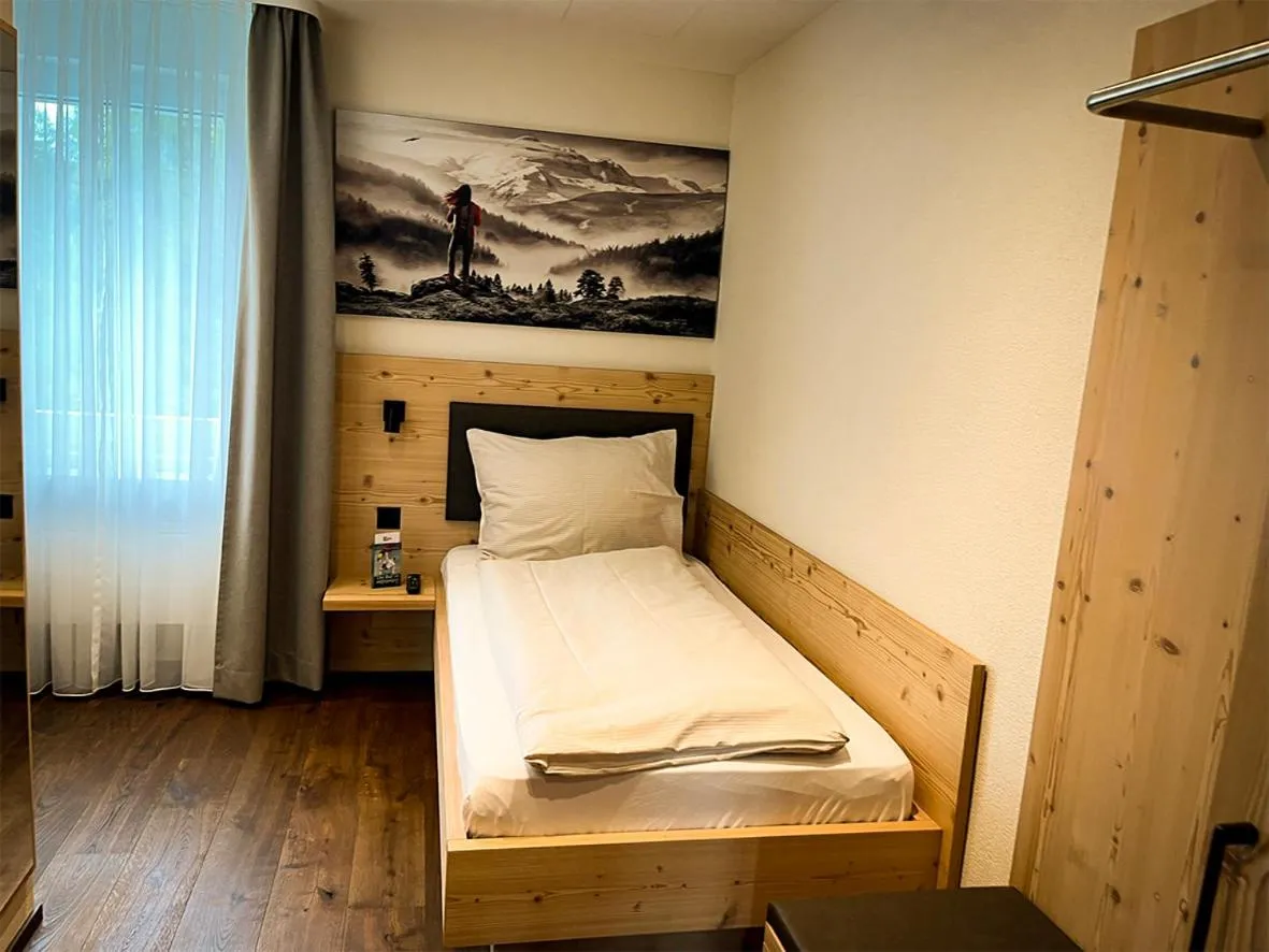 Photo of the whole room, Bed in Boutique Hotel Waldegg