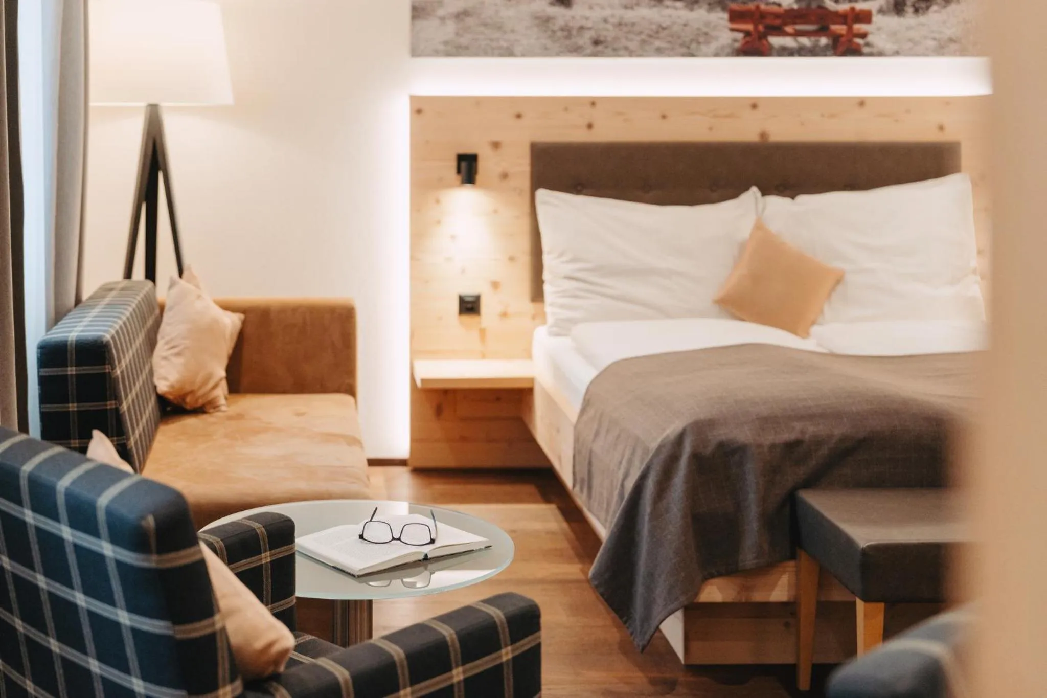 Bed in Boutique Hotel Waldegg - Self-Check-in