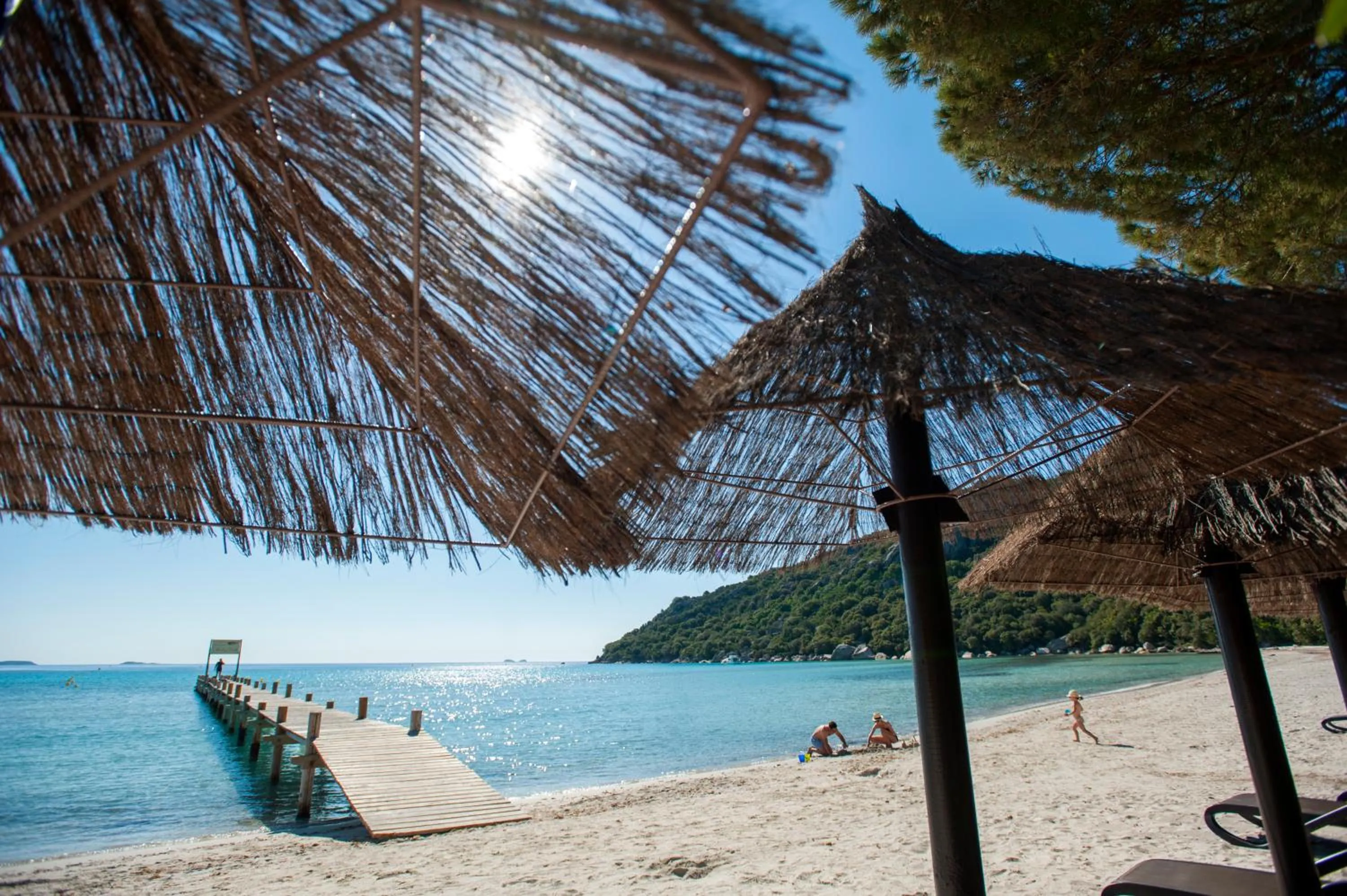 Beach in Hôtel & Lodges Moby Dick