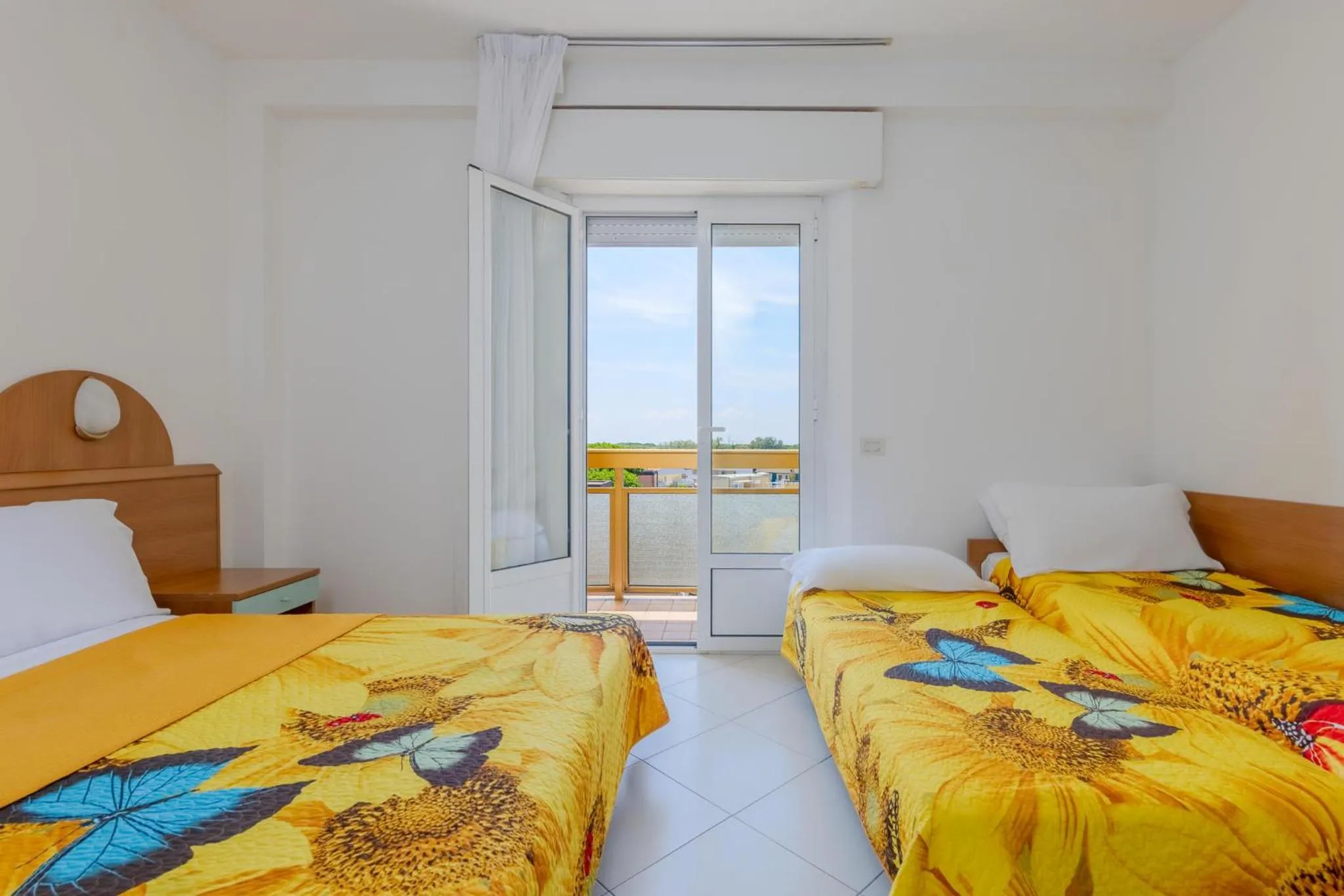 Balcony/Terrace, Bed in Hotel Sole