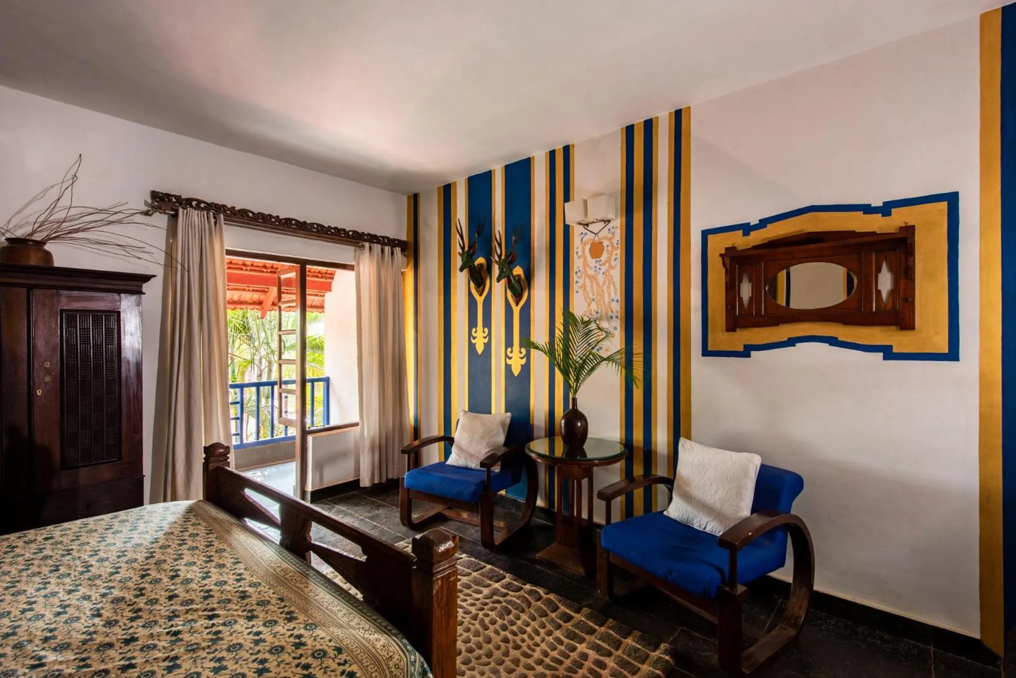 Seating area in Casa Baga